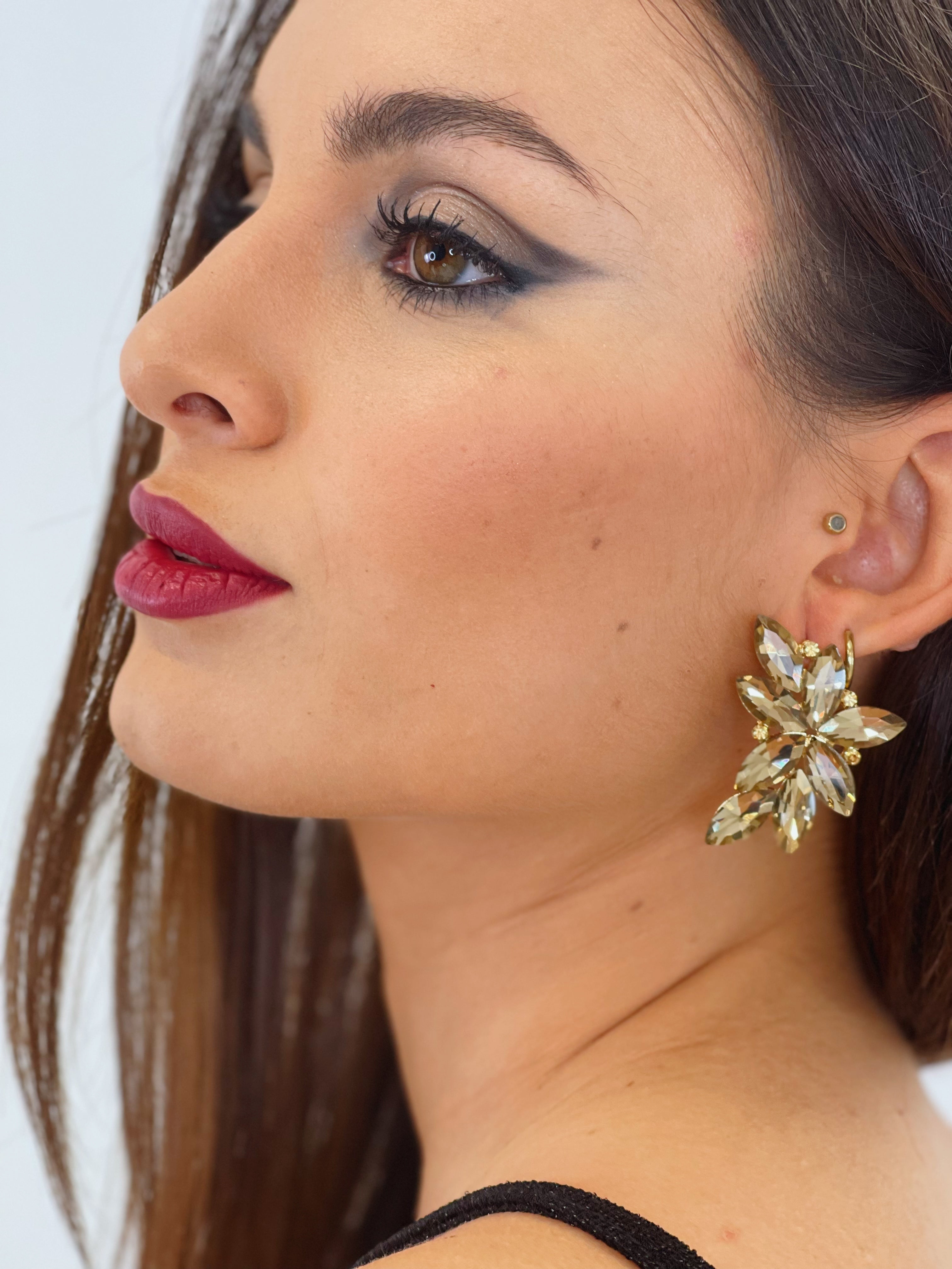 Boucle d'oreille cristal Escarcha