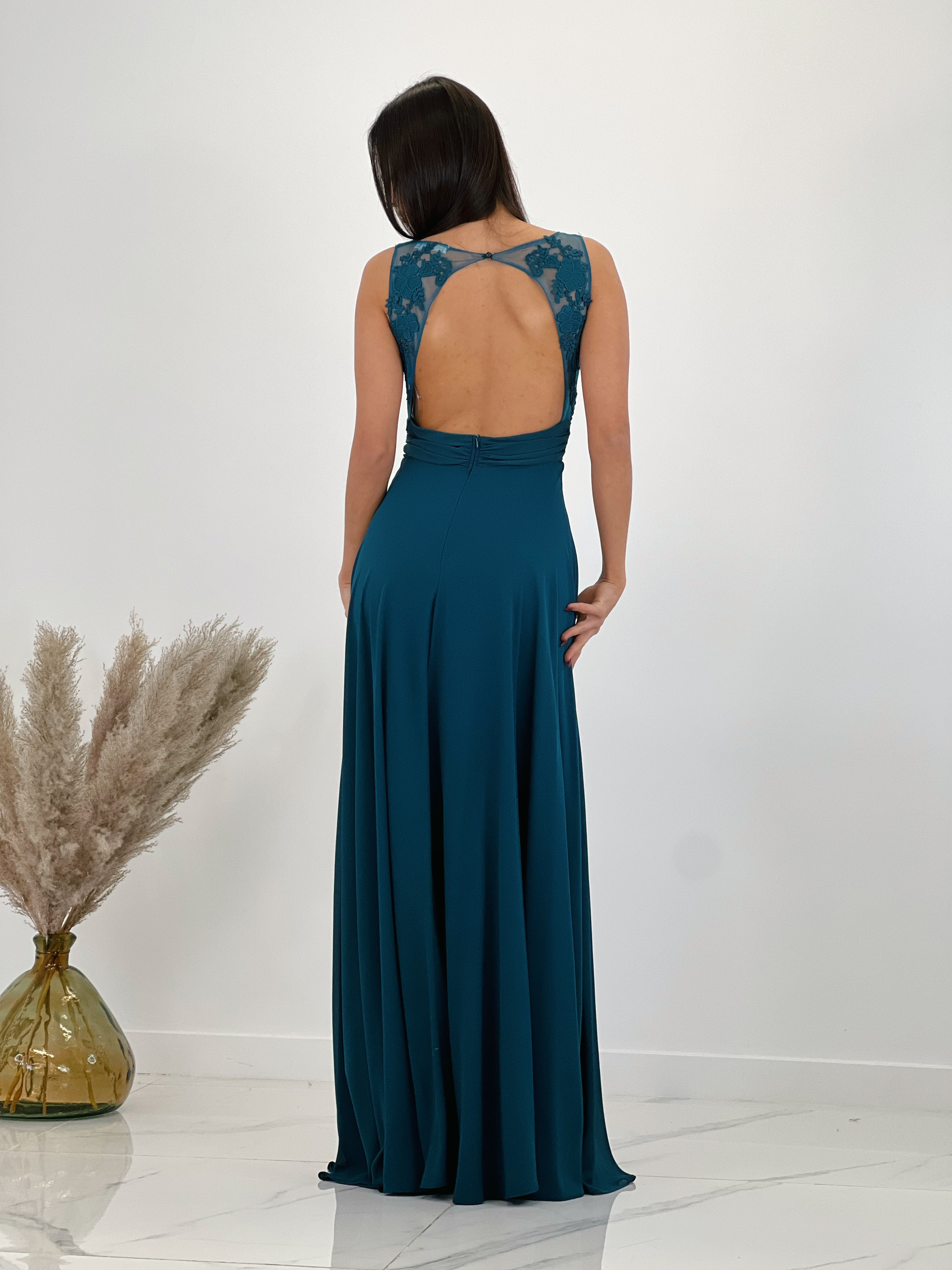 Vestido espalda bordada Artemis - Zebra&Maduixa®