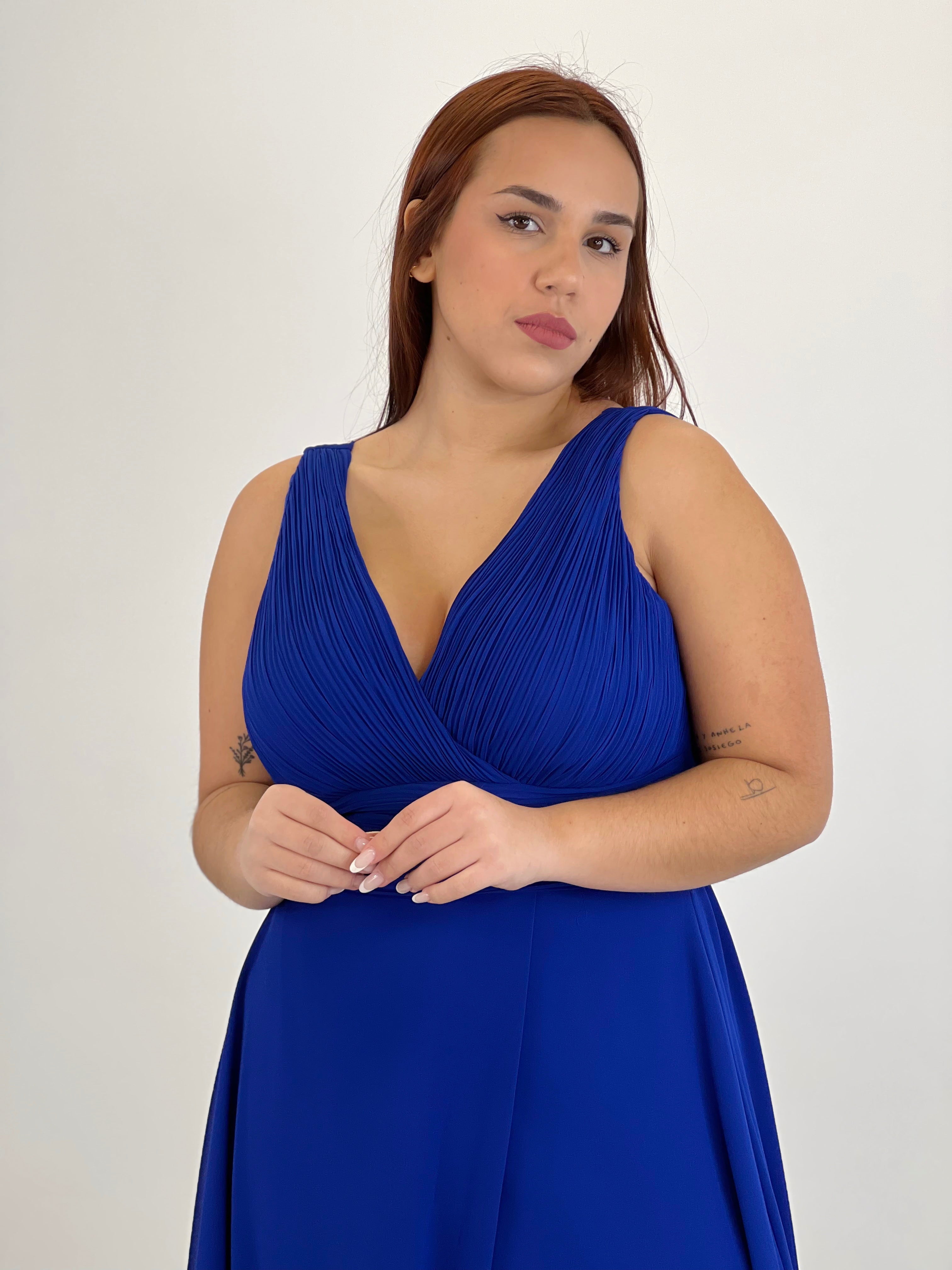 Vestido escote plisado Samantha - Zebra&Maduixa®