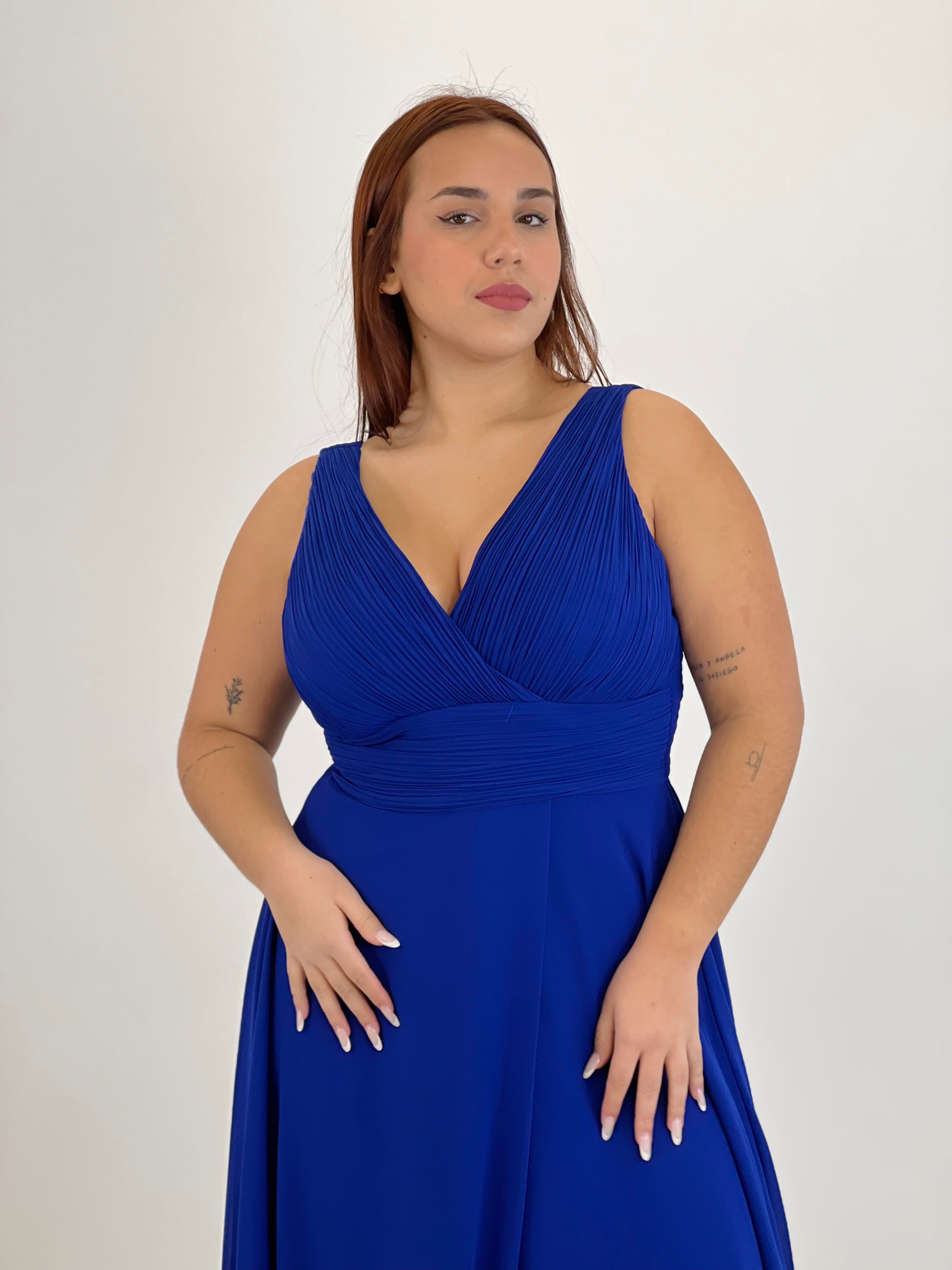 Vestido escote plisado Samantha - Zebra&Maduixa®