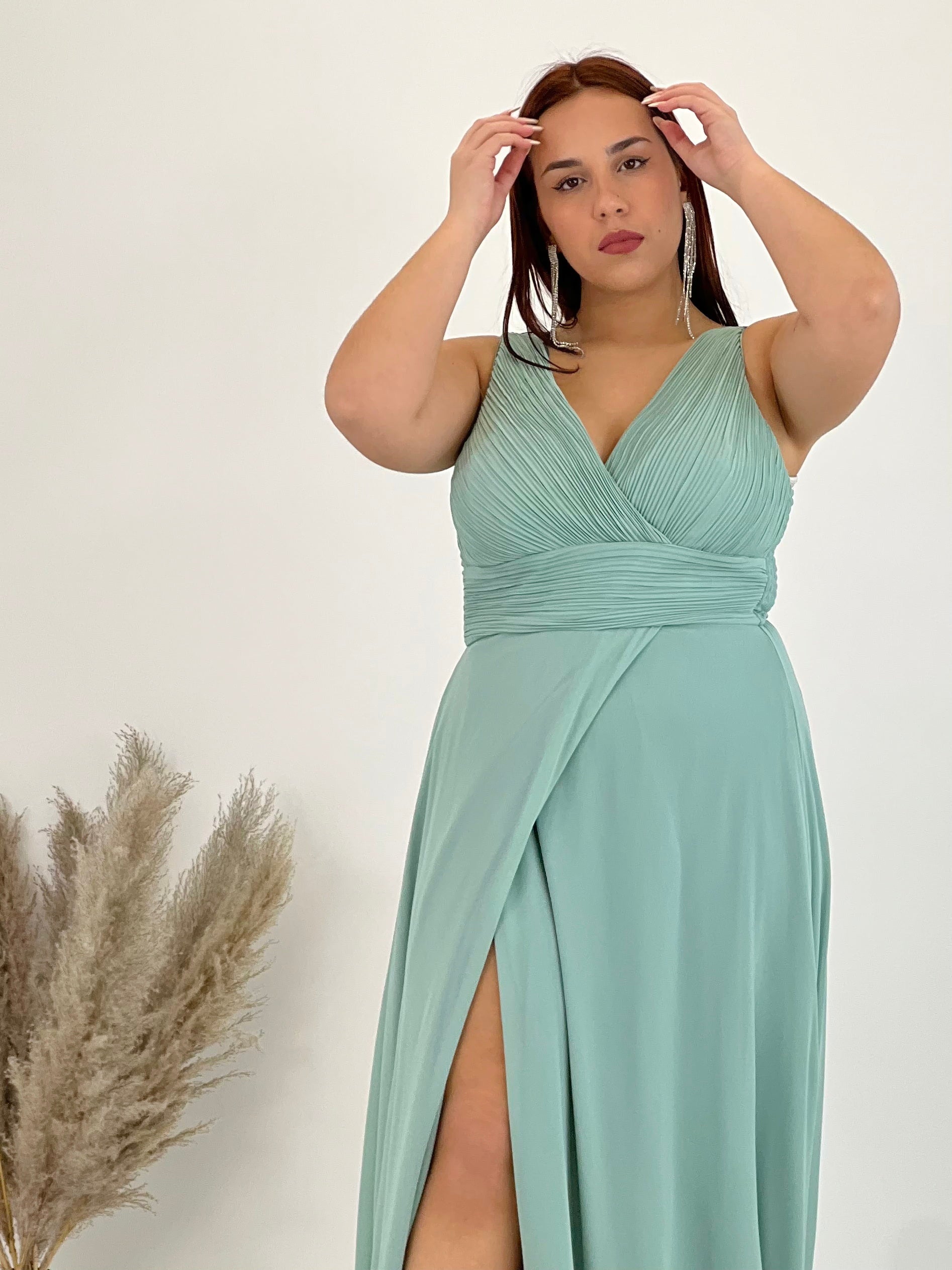 Vestido escote plisado Samantha - Zebra&Maduixa®