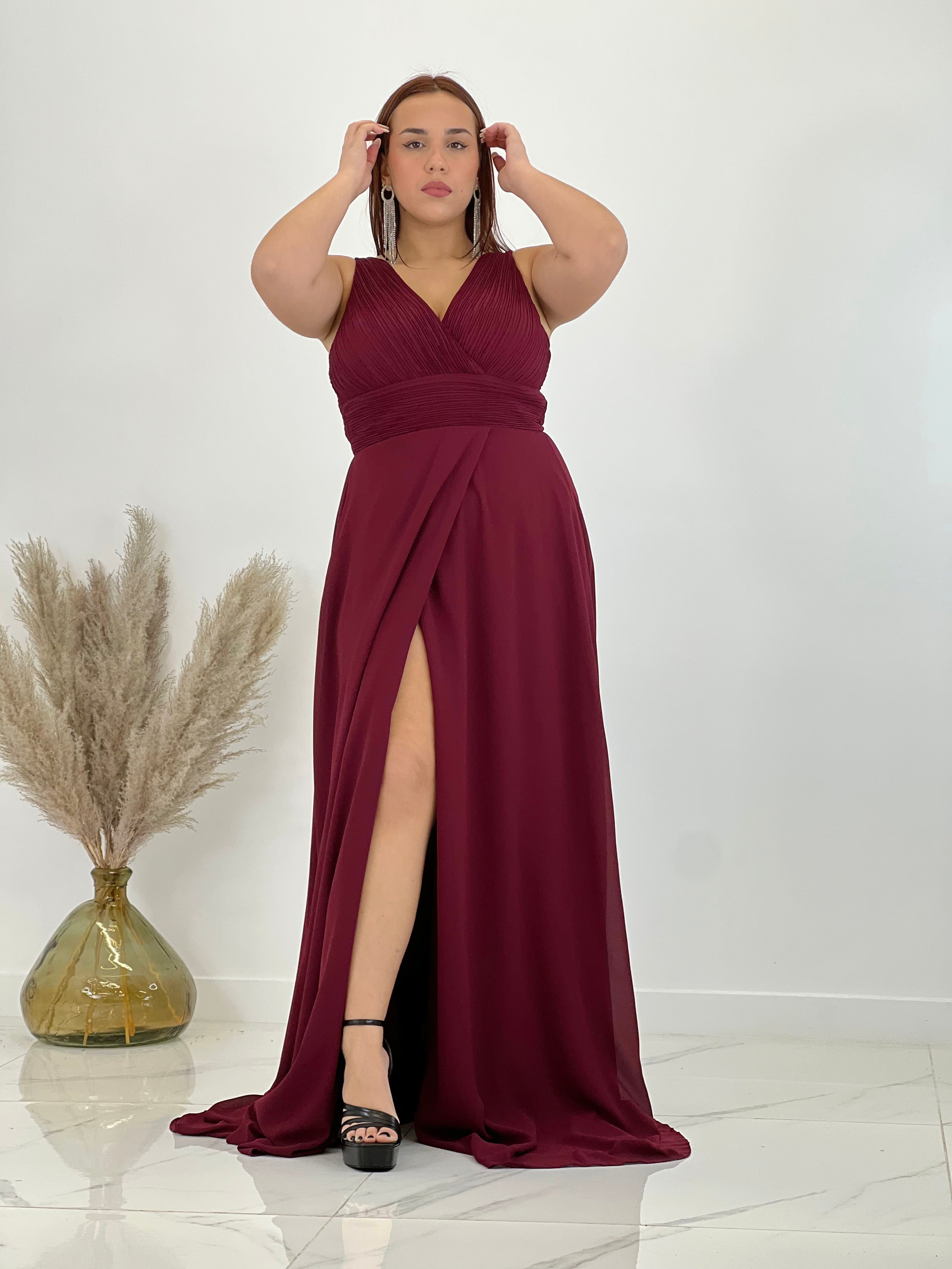 Vestido escote plisado Samantha - Zebra&Maduixa®