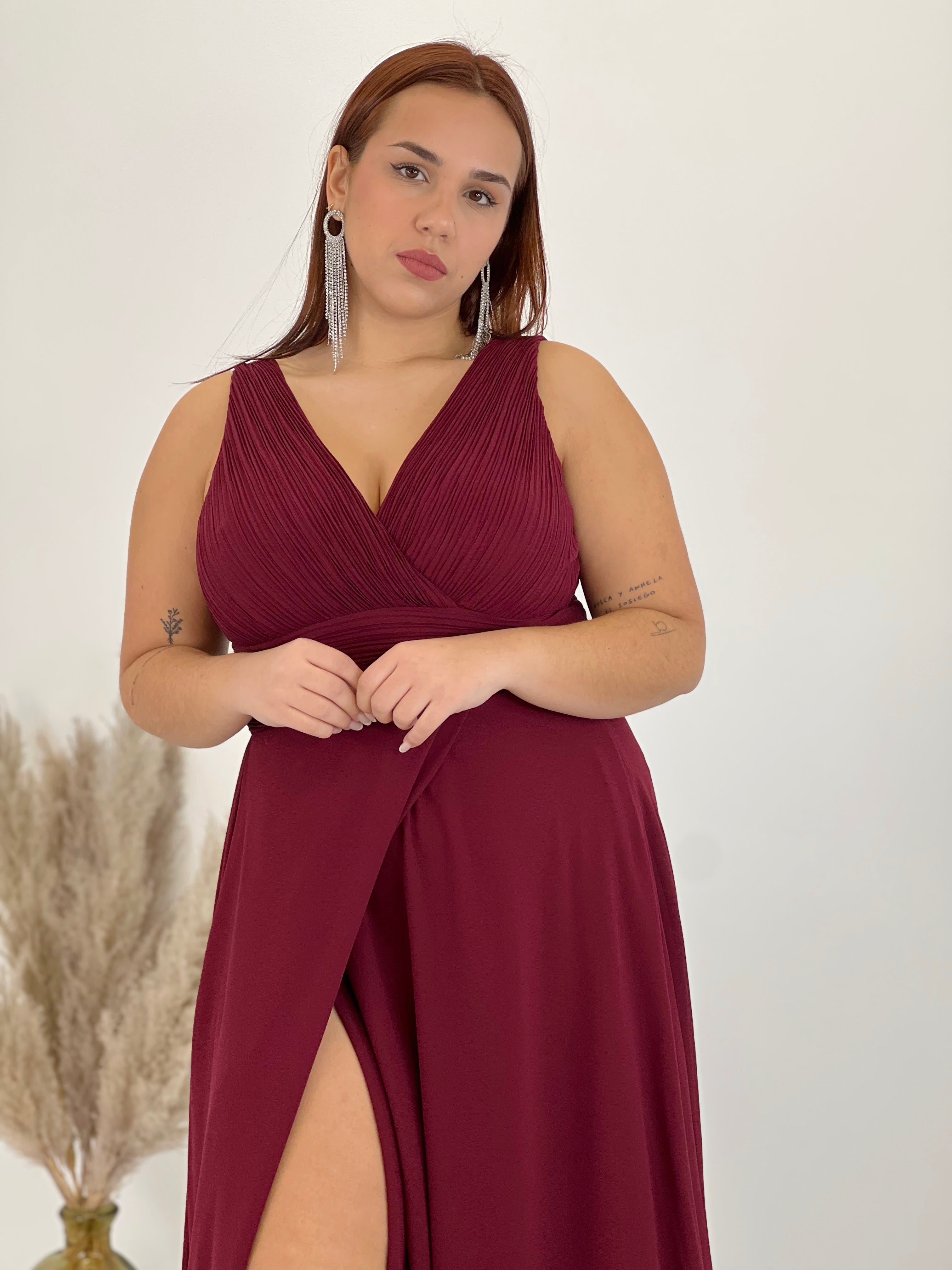 Vestido escote plisado Samantha - Zebra&Maduixa®