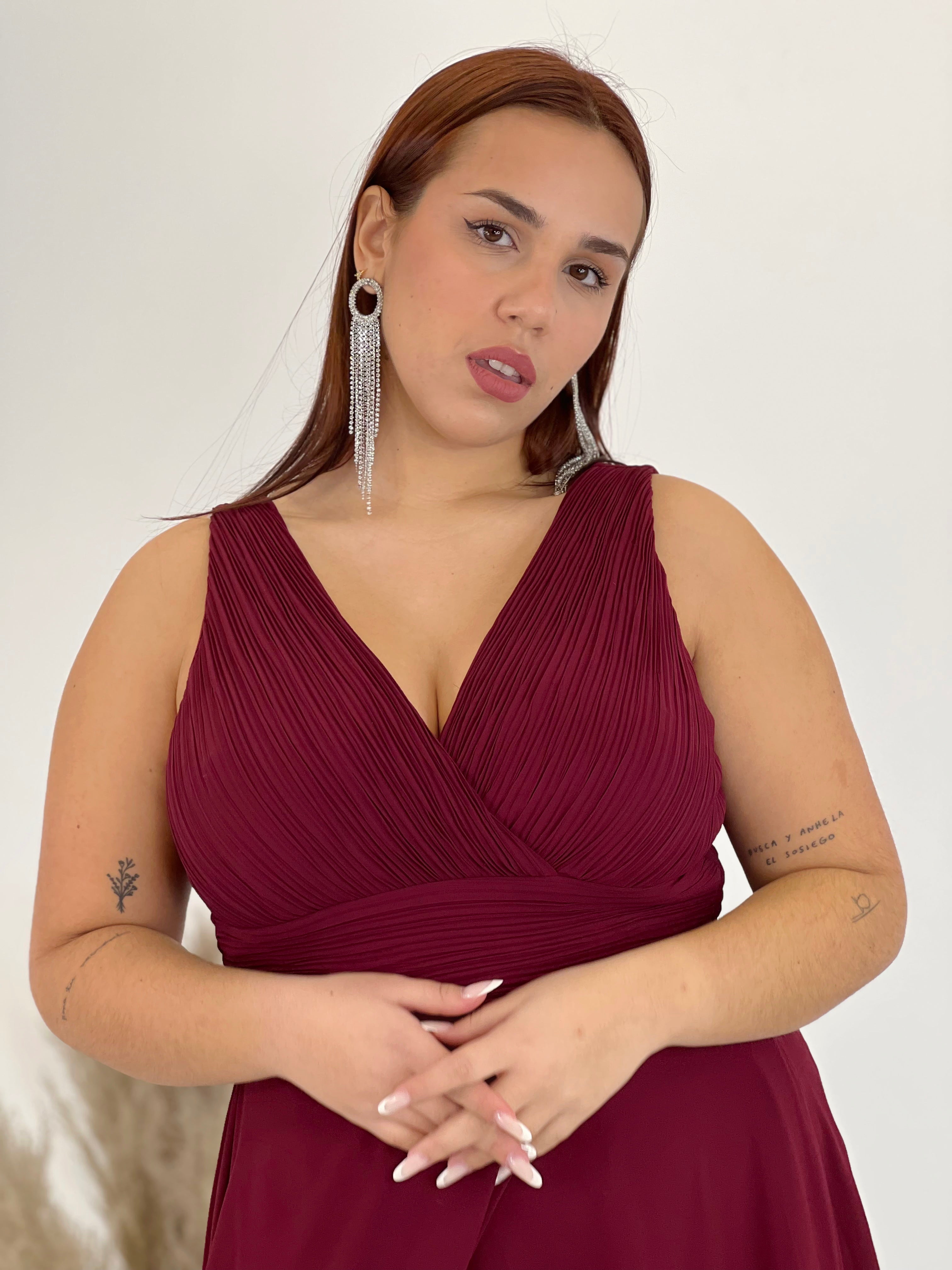 Vestido escote plisado Samantha - Zebra&Maduixa®