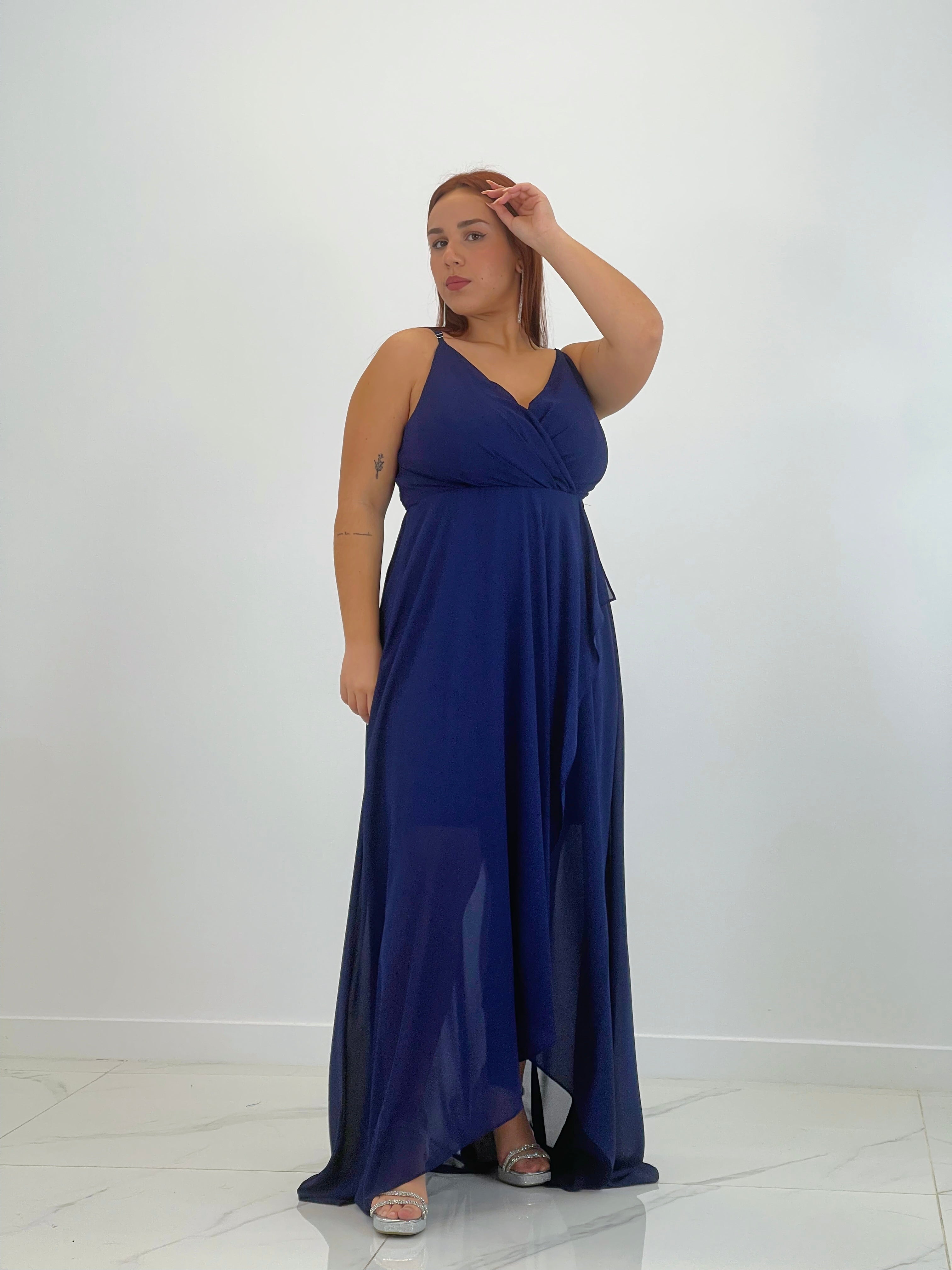 Vestido drapeado Flex Plus Size - Zebra&Maduixa®