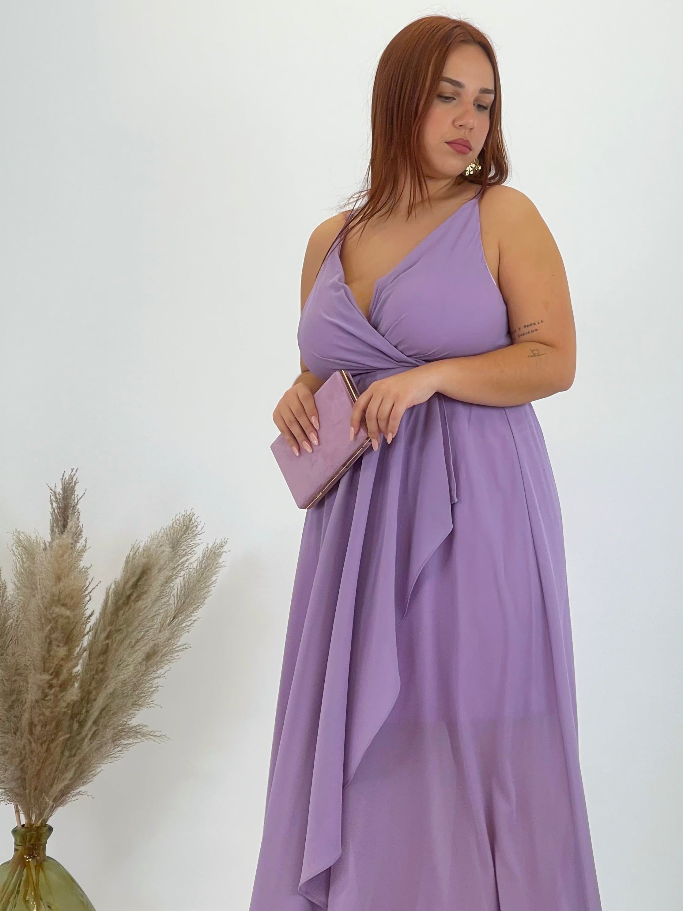 Vestido drapeado Flex Plus Size - Zebra&Maduixa®
