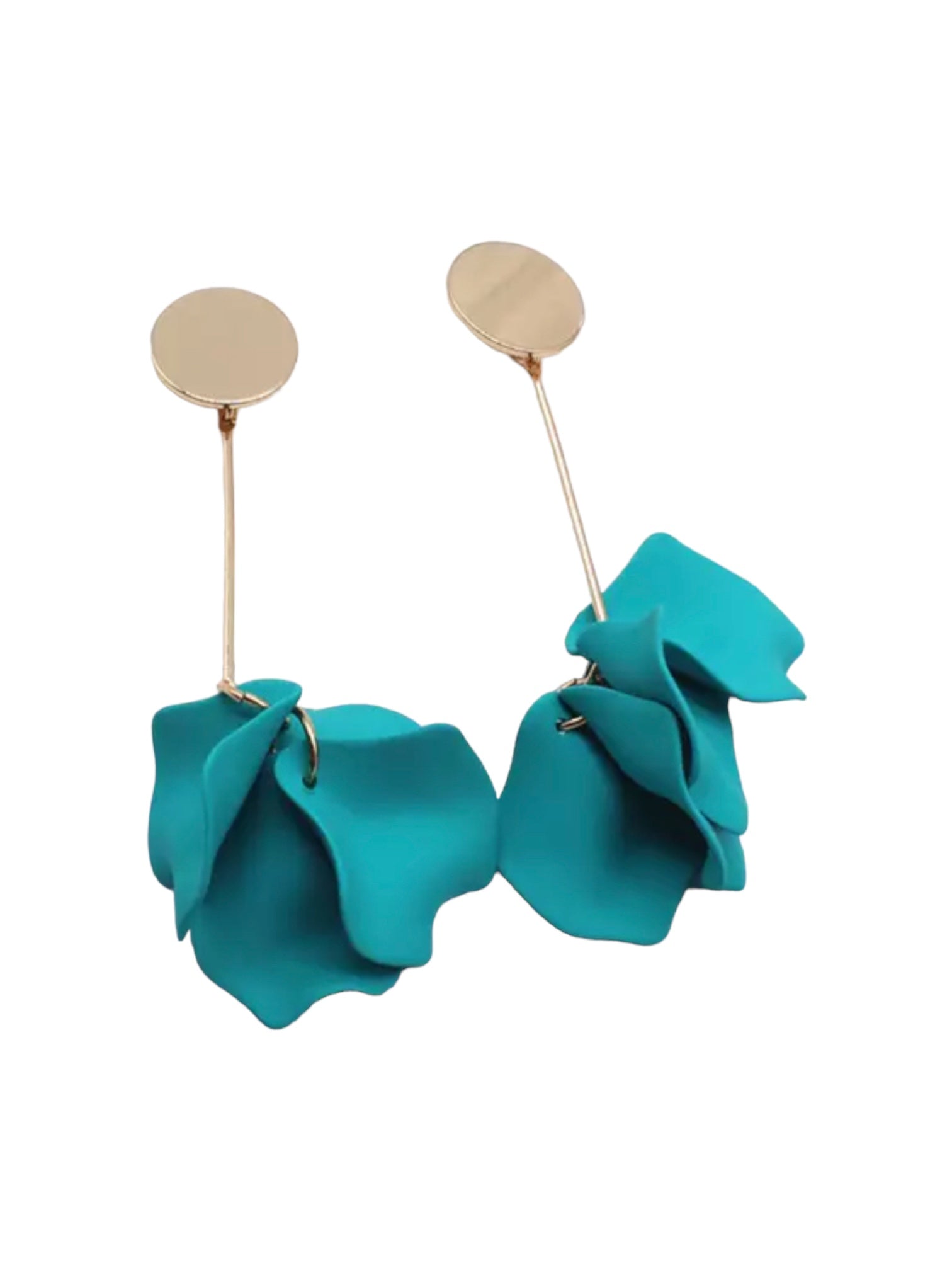 boucles d'oreilles pétales