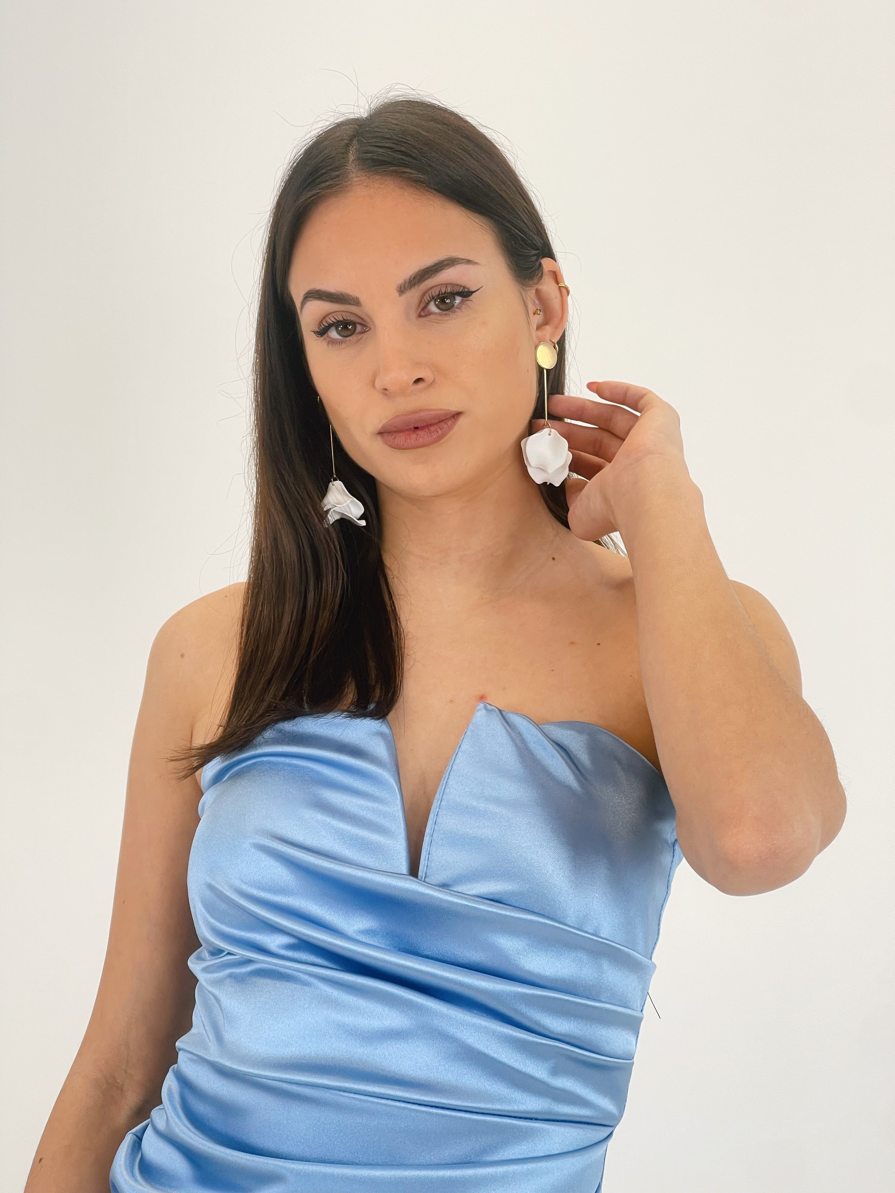 boucles d'oreilles pétales