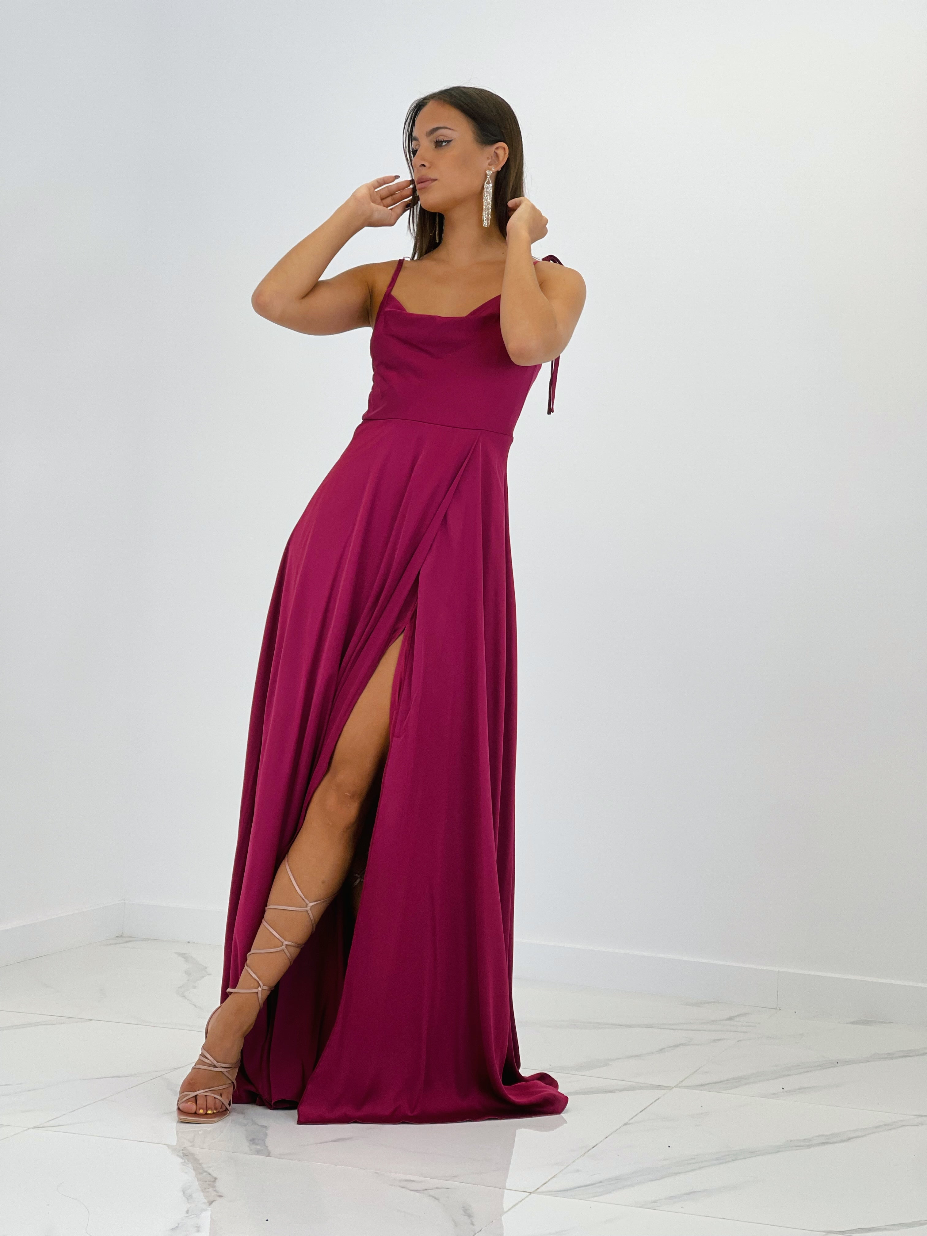 Vestit cascada cerimònia Loren