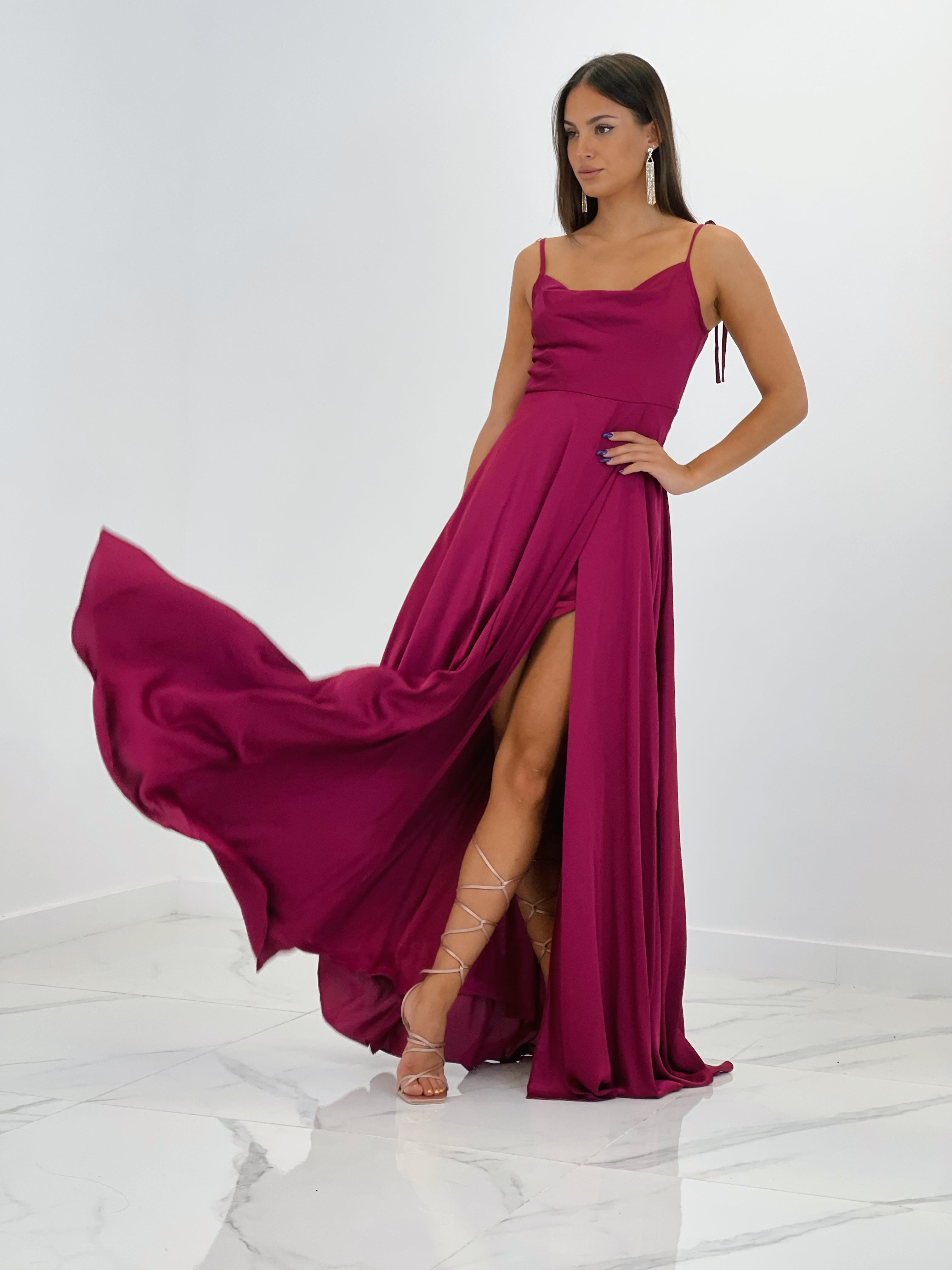 Vestit cascada cerimònia Loren