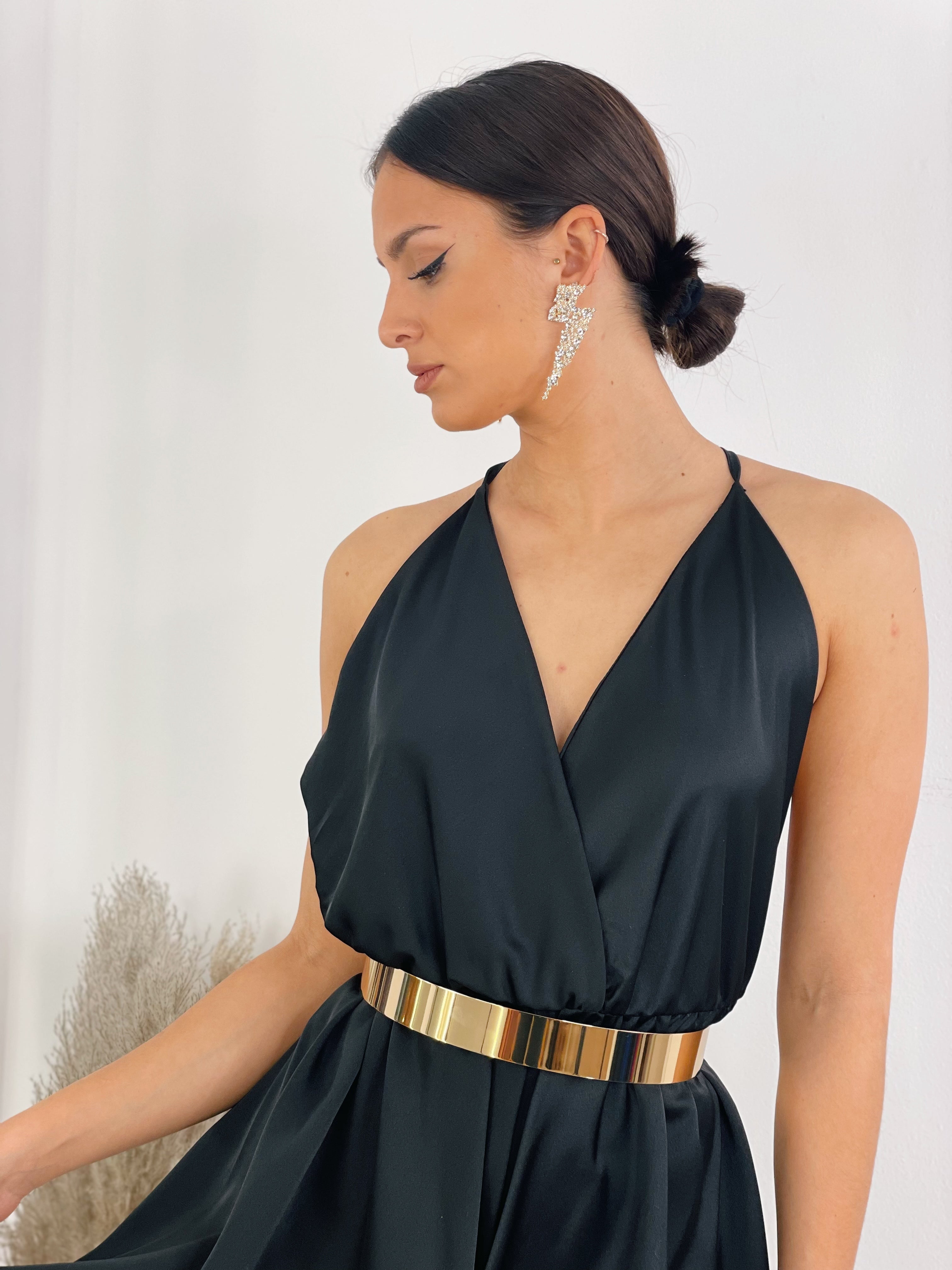 boucles d'oreilles pendantes en cristal