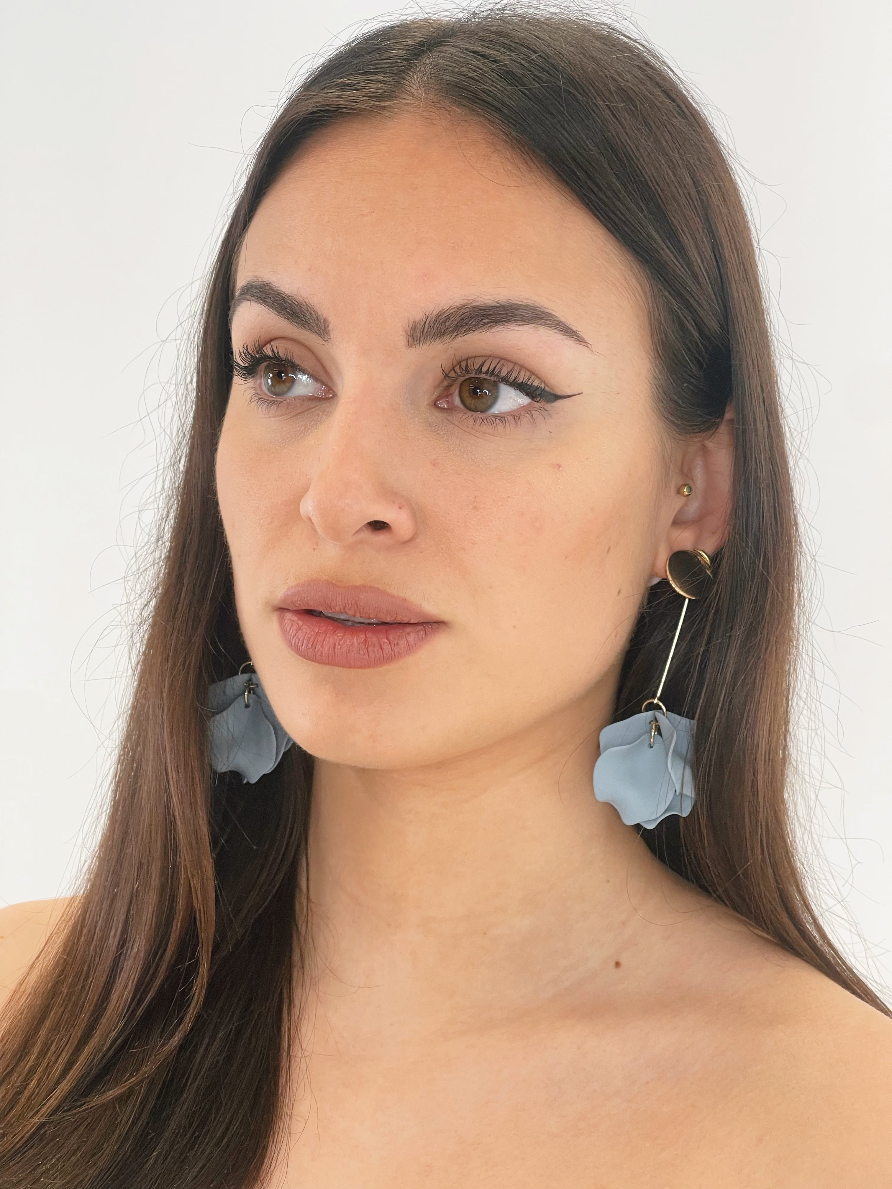 boucles d'oreilles pétales