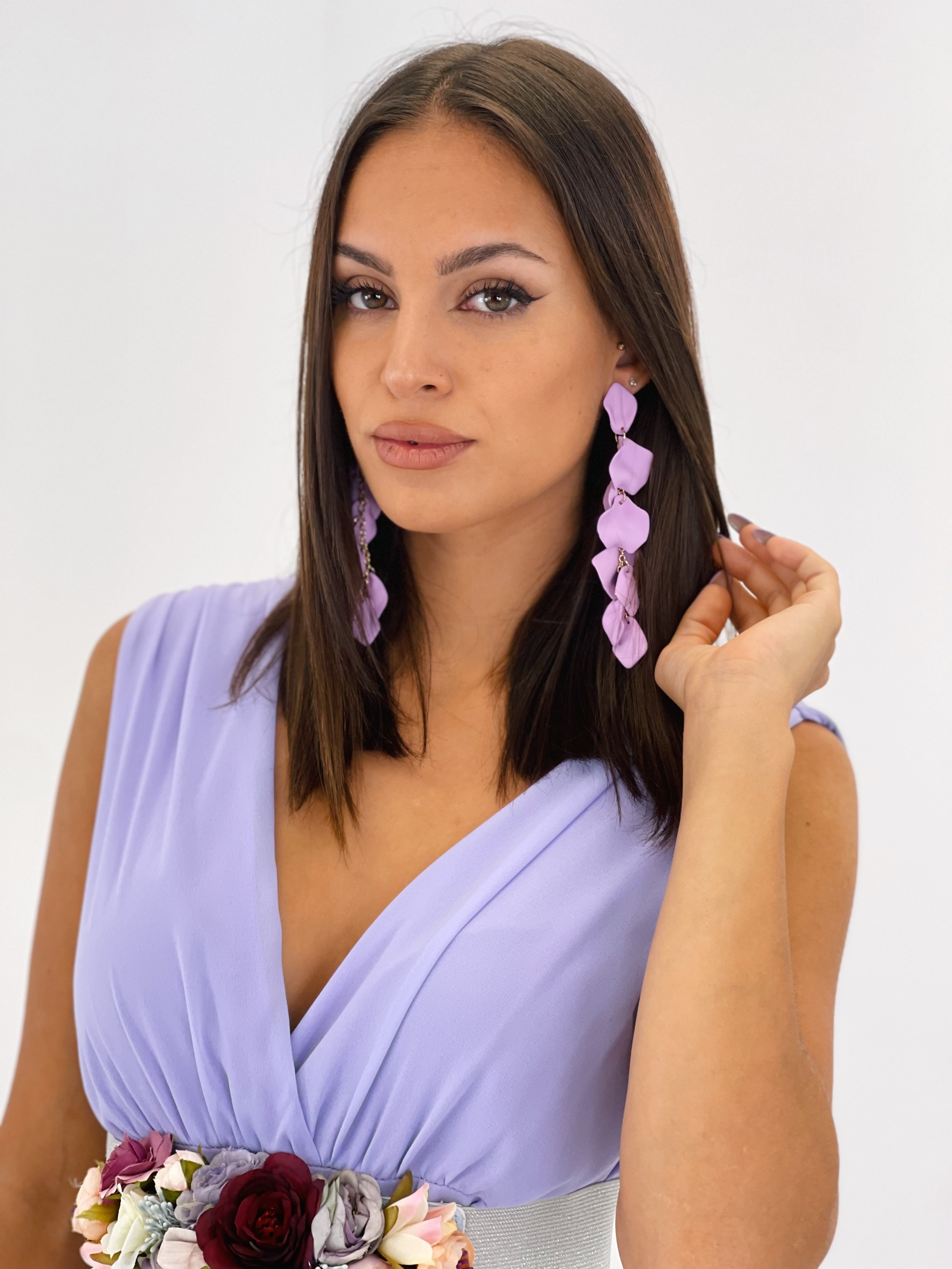 Pendientes pétalos cascada - Zebra&Maduixa®