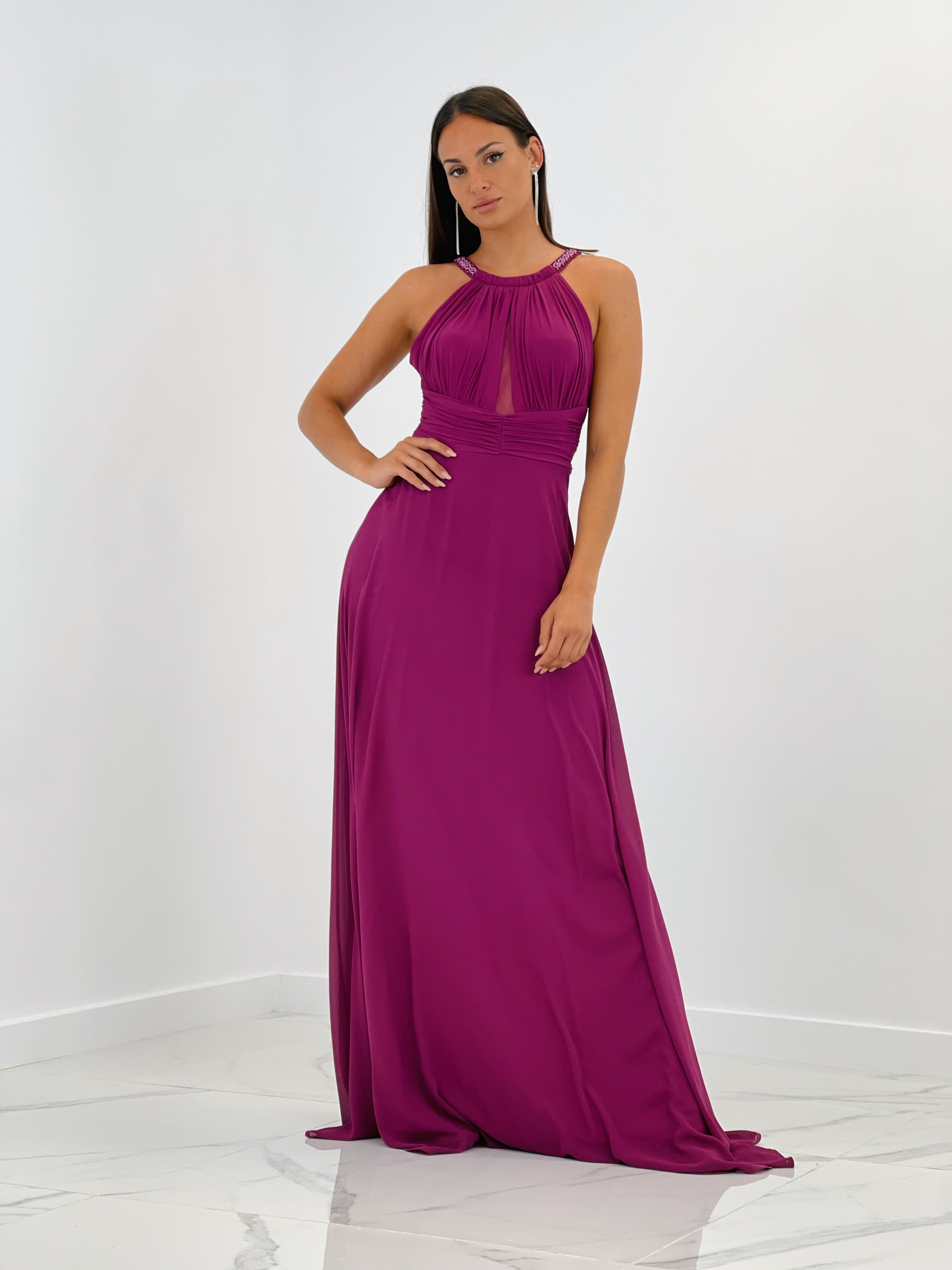 Vestido escote halter Diana - Zebra&Maduixa®
