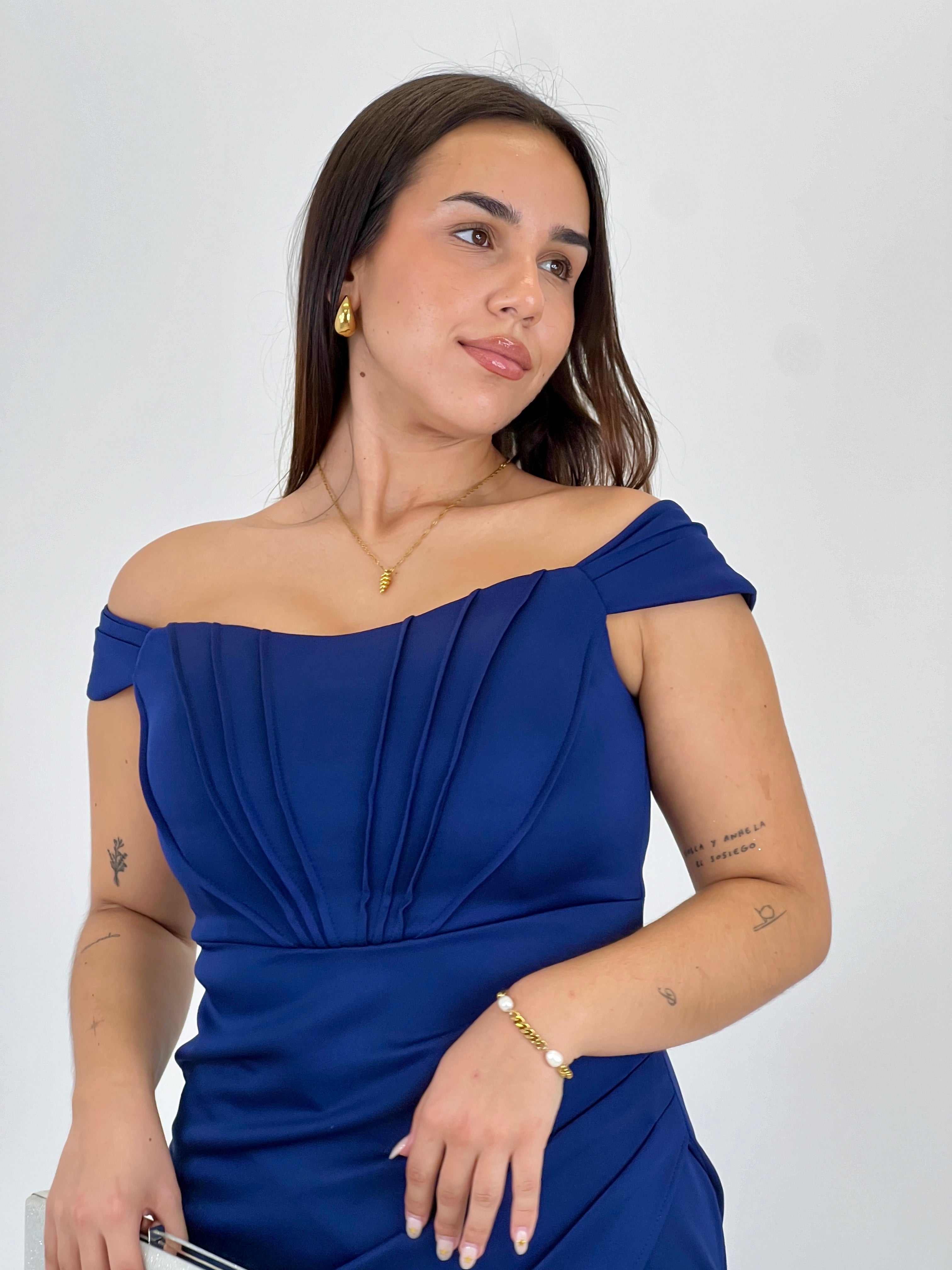 Vestido palabra de honor Selene - Zebra&Maduixa®