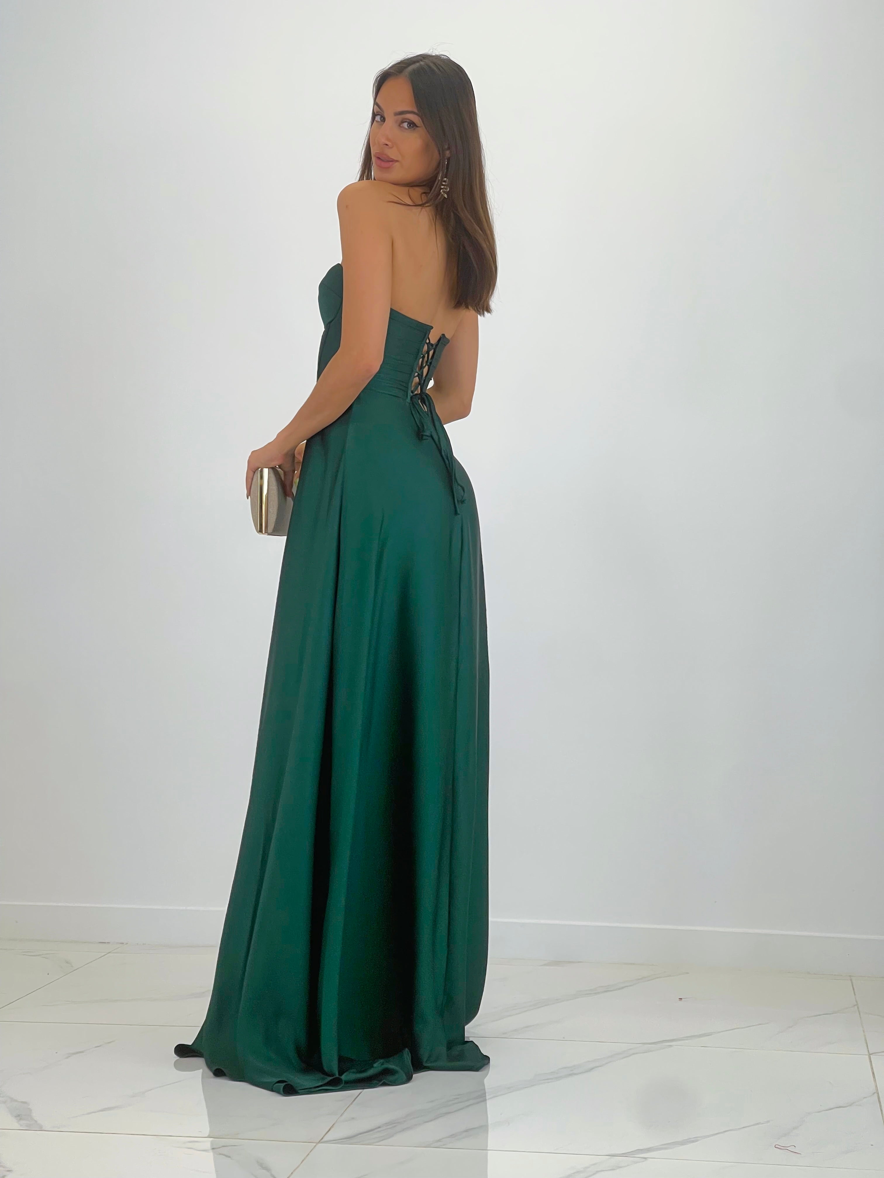Vestido corsé raso Sarah - Zebra&Maduixa®
