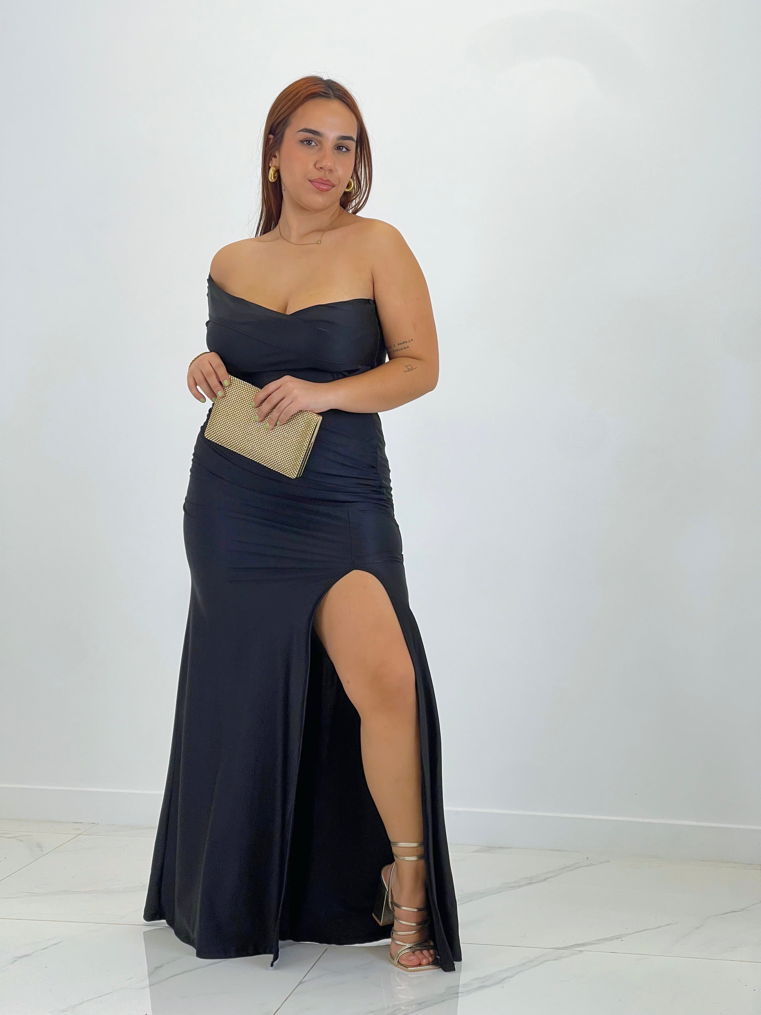 Vestido satinado Grace Plus size - Zebra&Maduixa®