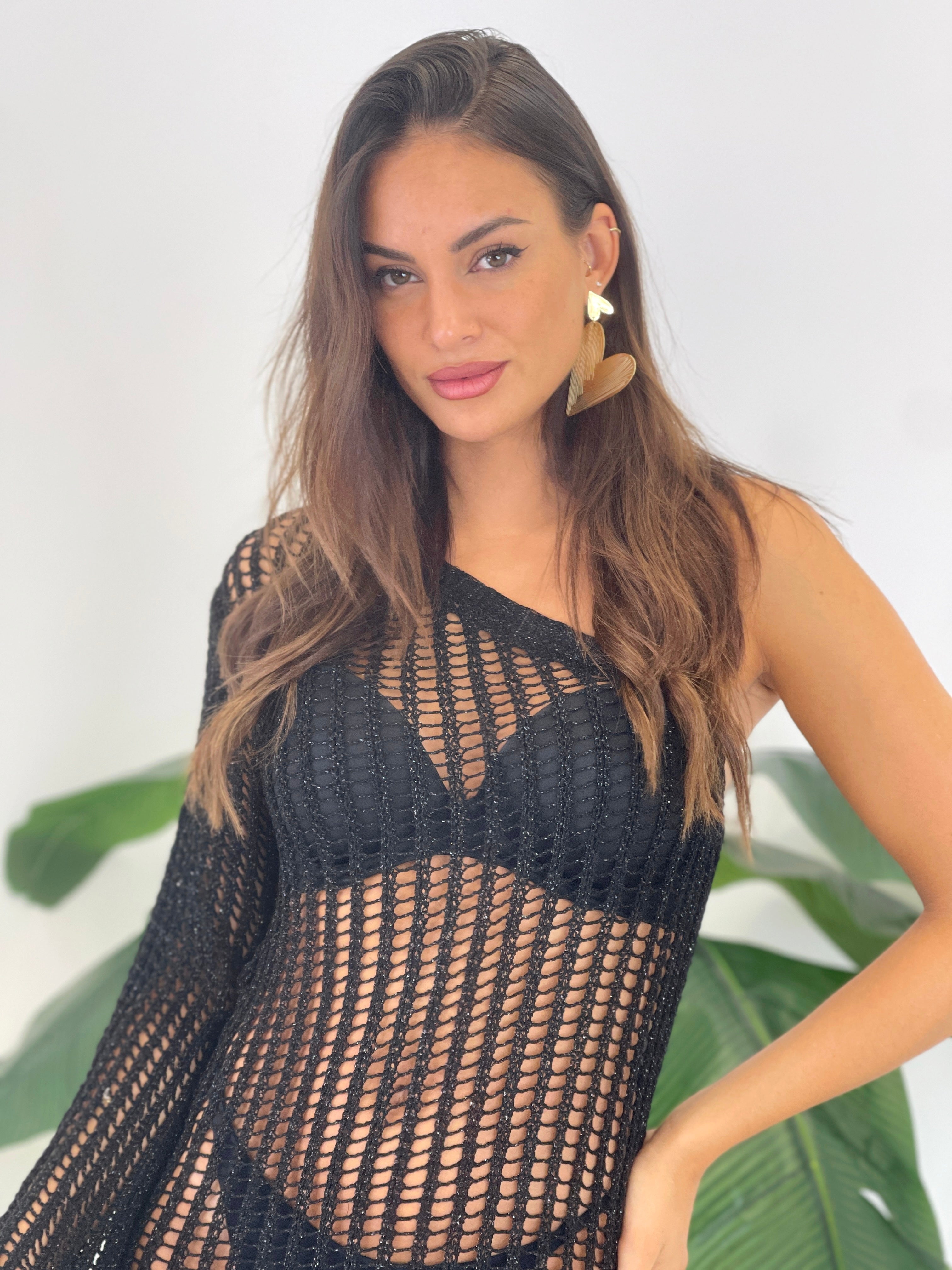 Robe crochet asymétrique Milos