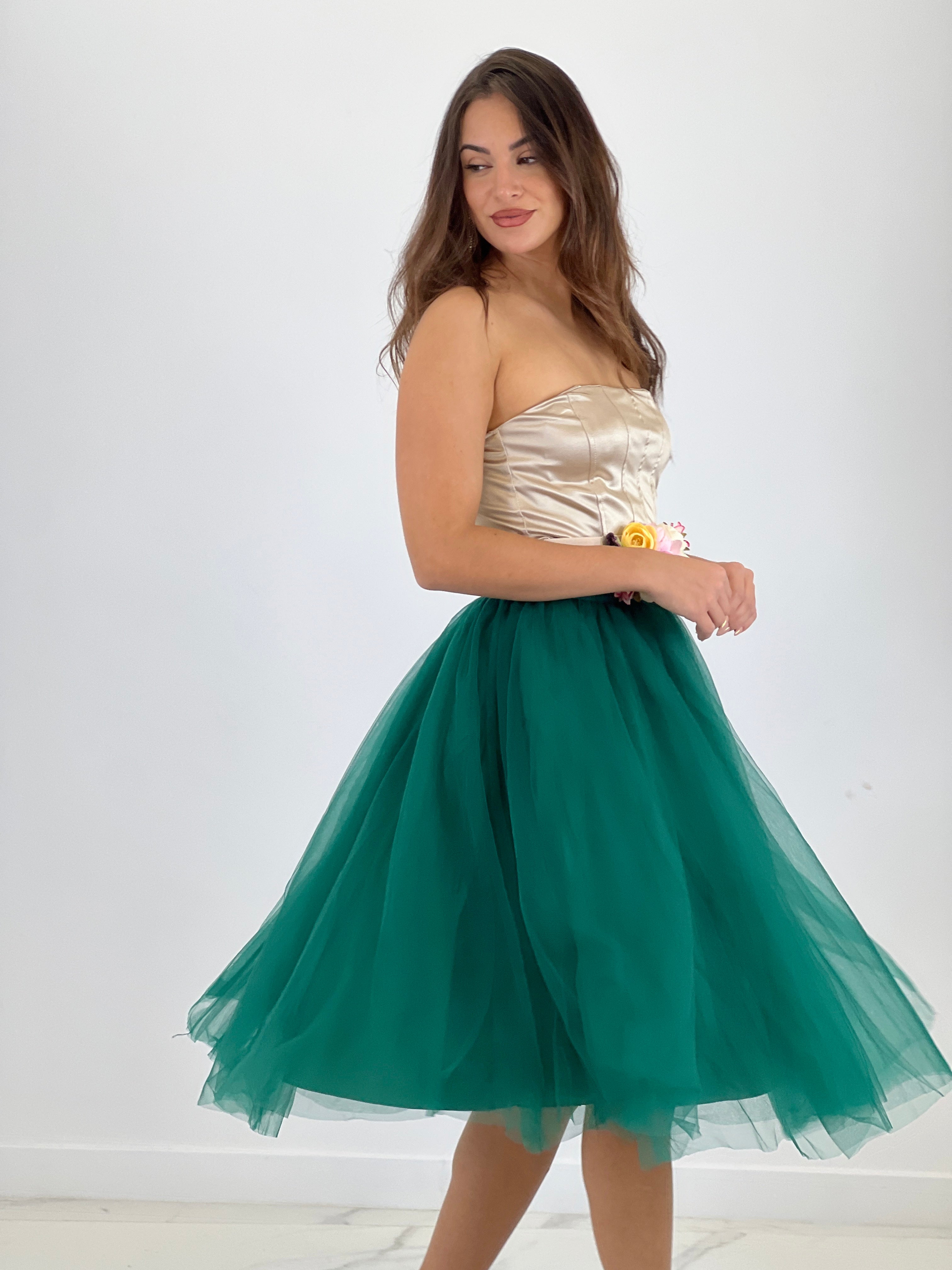 Crop top corsé raso satinado - Zebra&Maduixa®