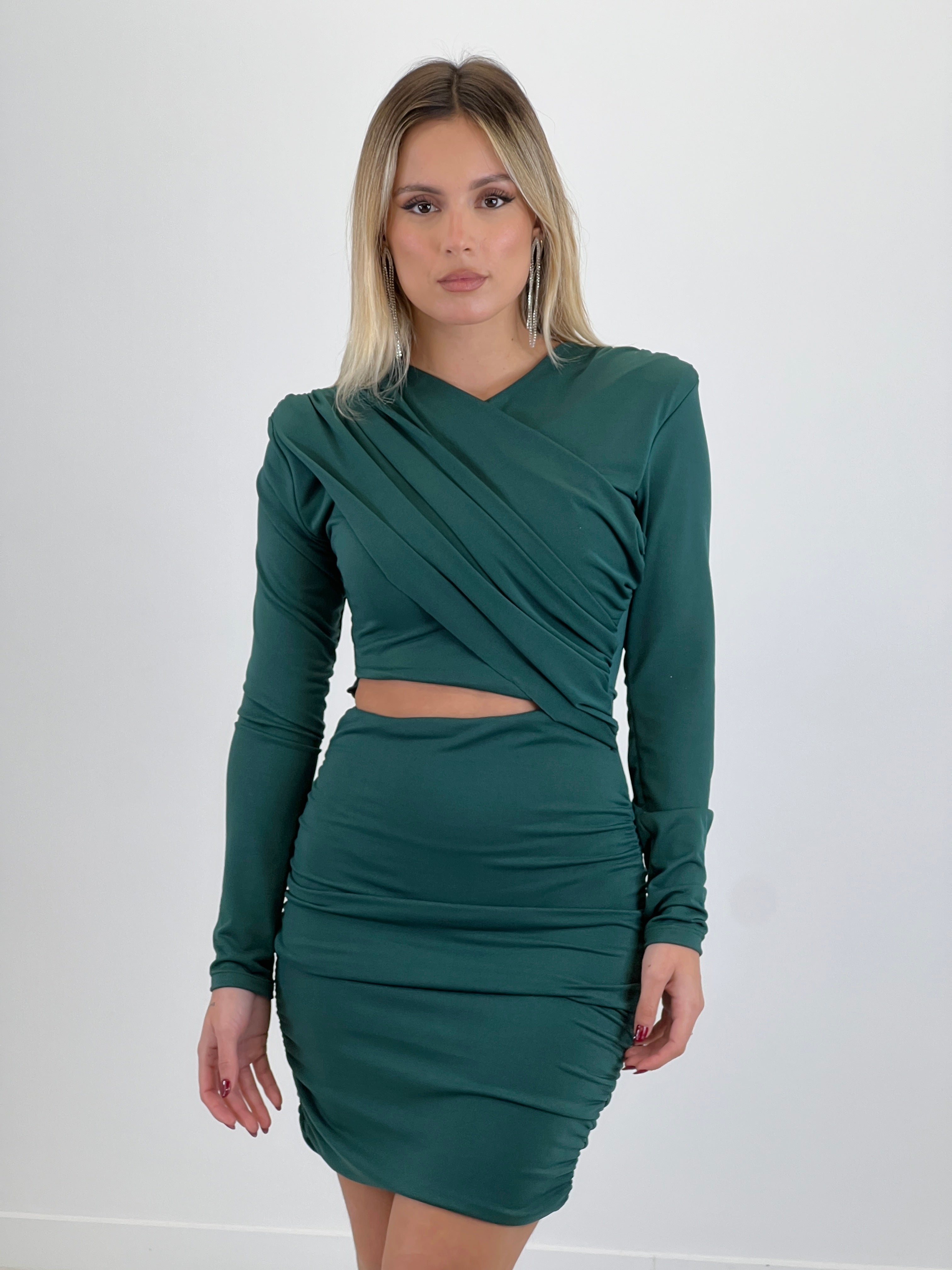 Vestido midi cruzado - Zebra&Maduixa®