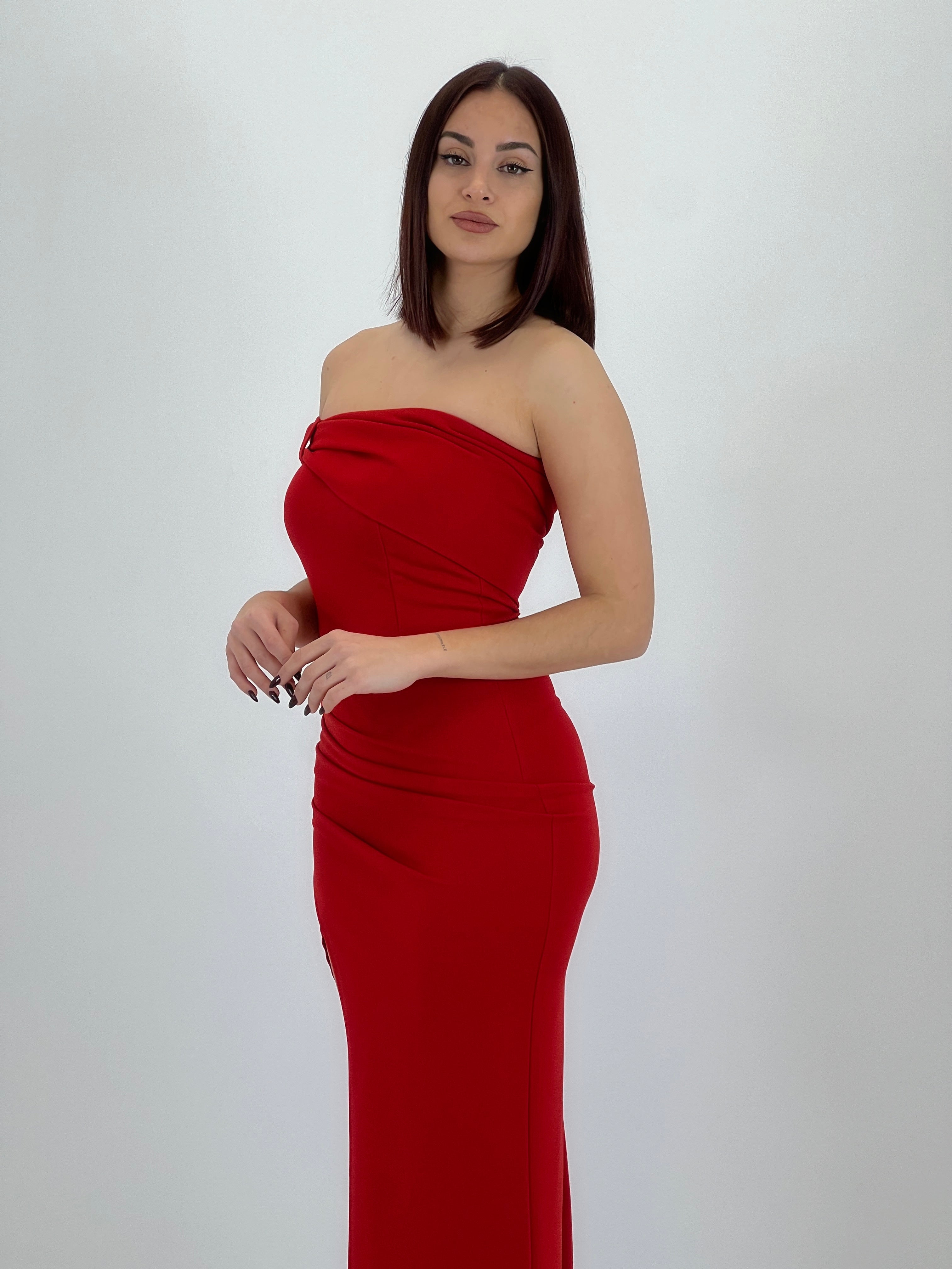 Vestido palabra de honor Stefania - Zebra&Maduixa®