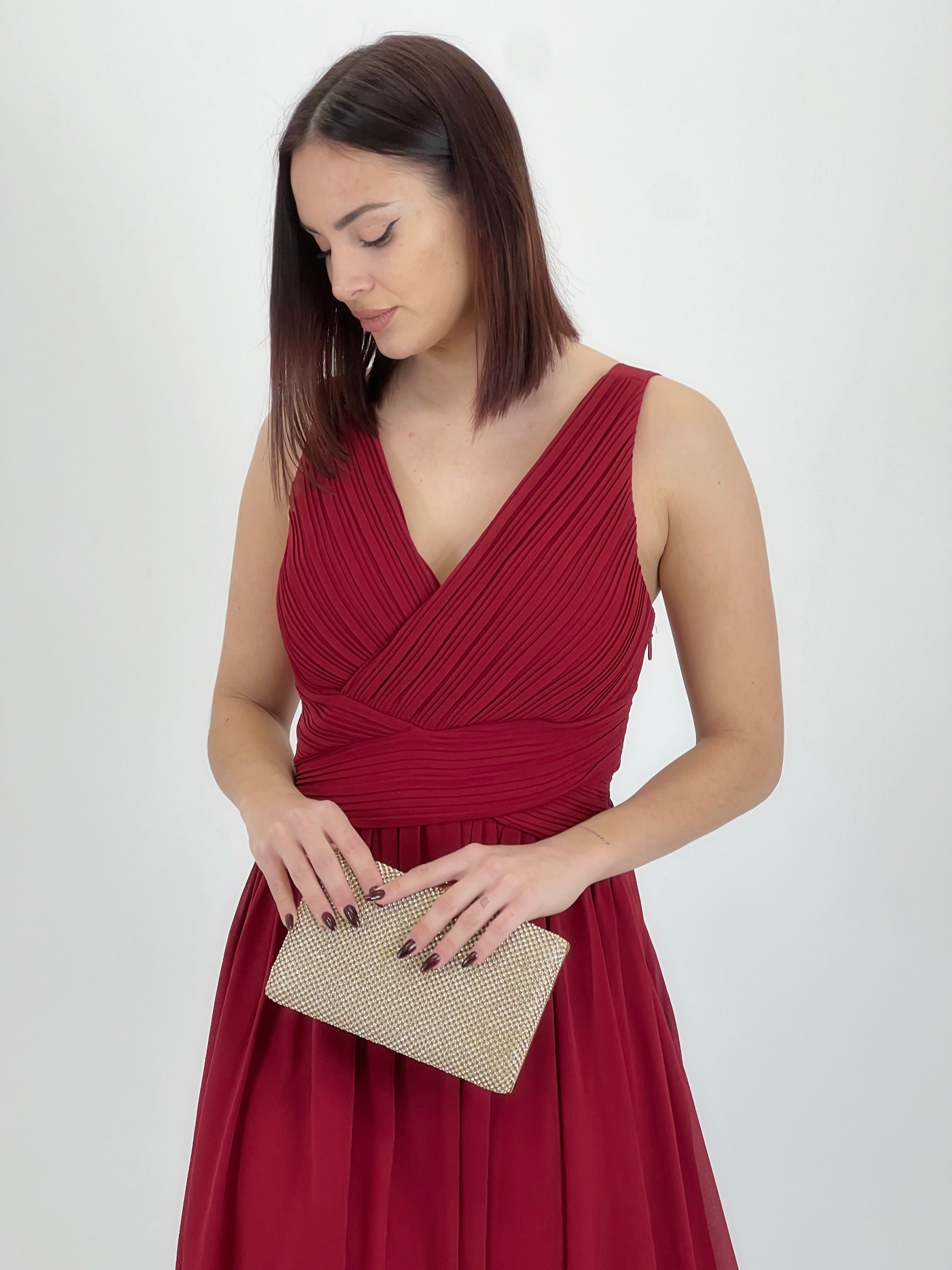 Vestido Elvia drapeado corto - Zebra&Maduixa®