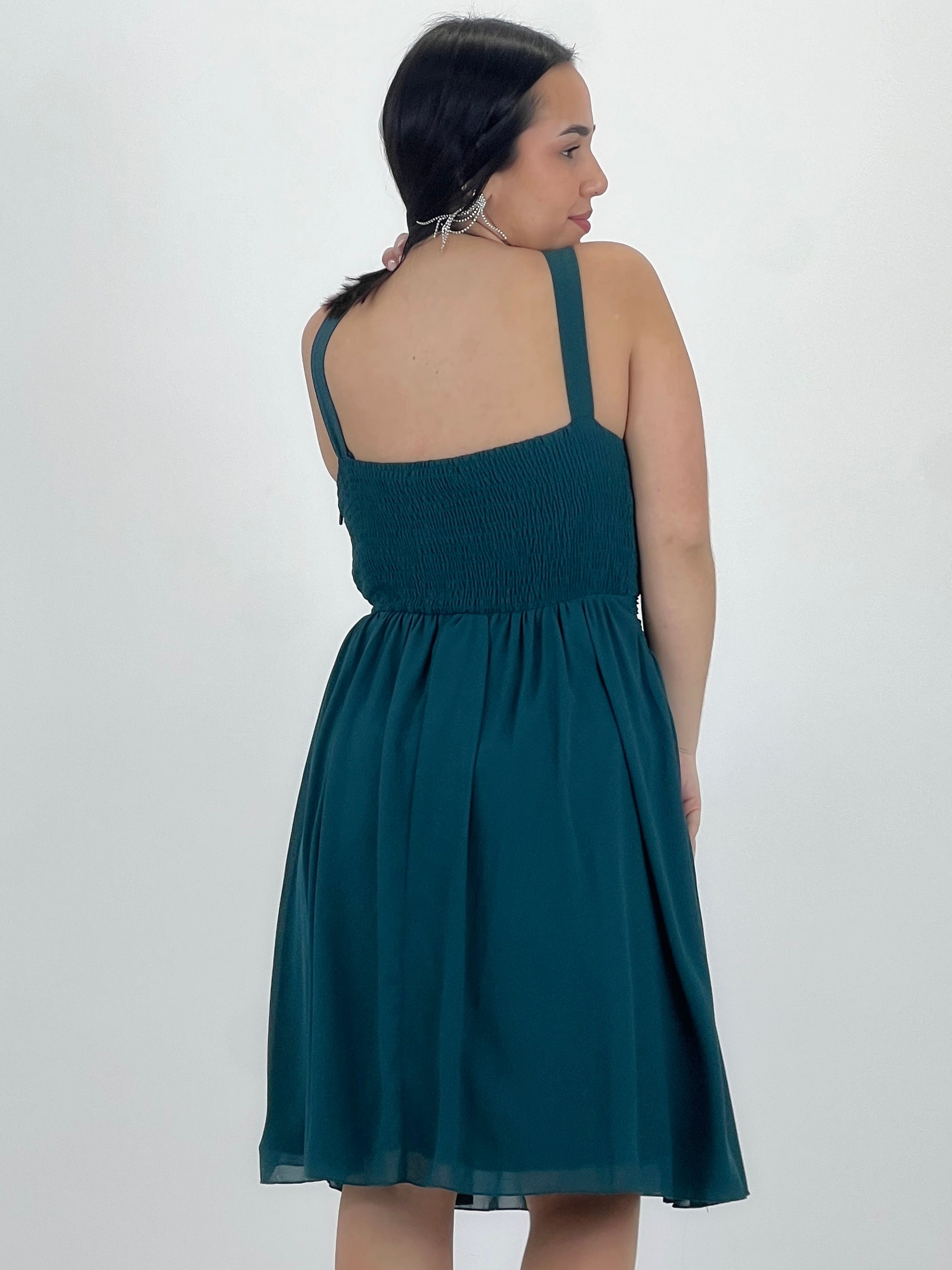 Vestido Elvia drapeado corto - Zebra&Maduixa®