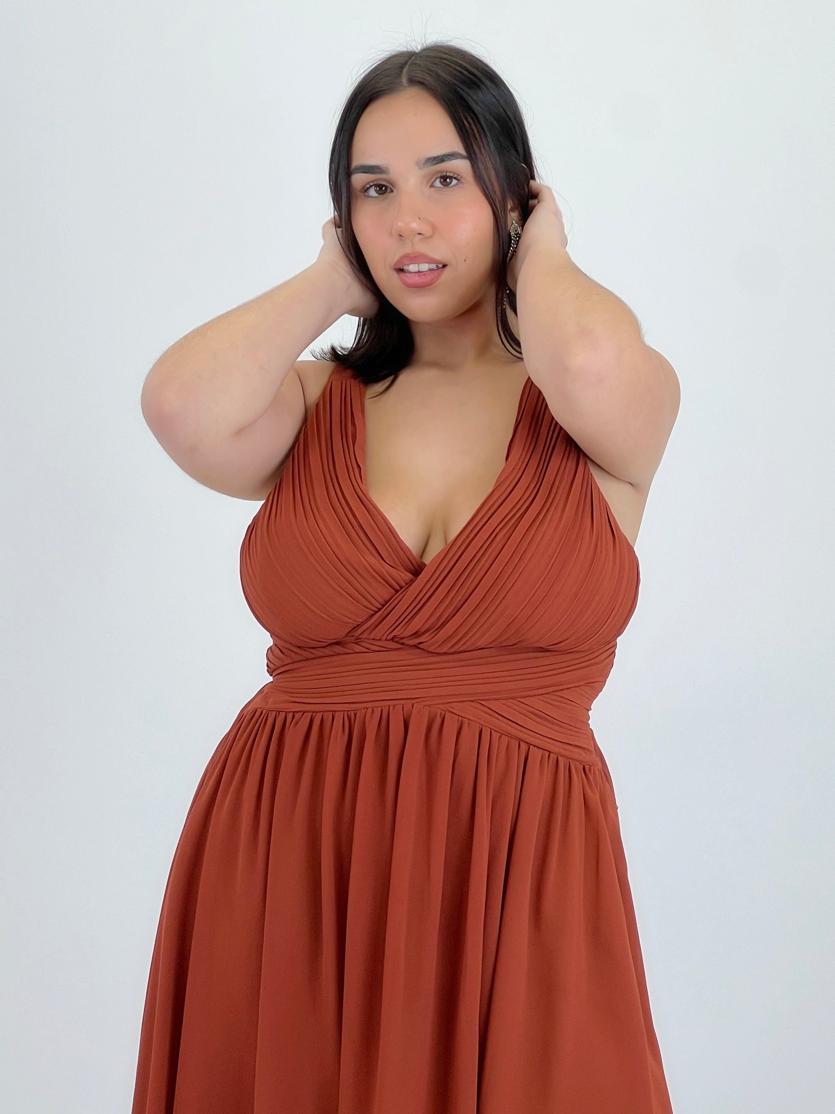 Vestido Elvia drapeado corto - Zebra&Maduixa®