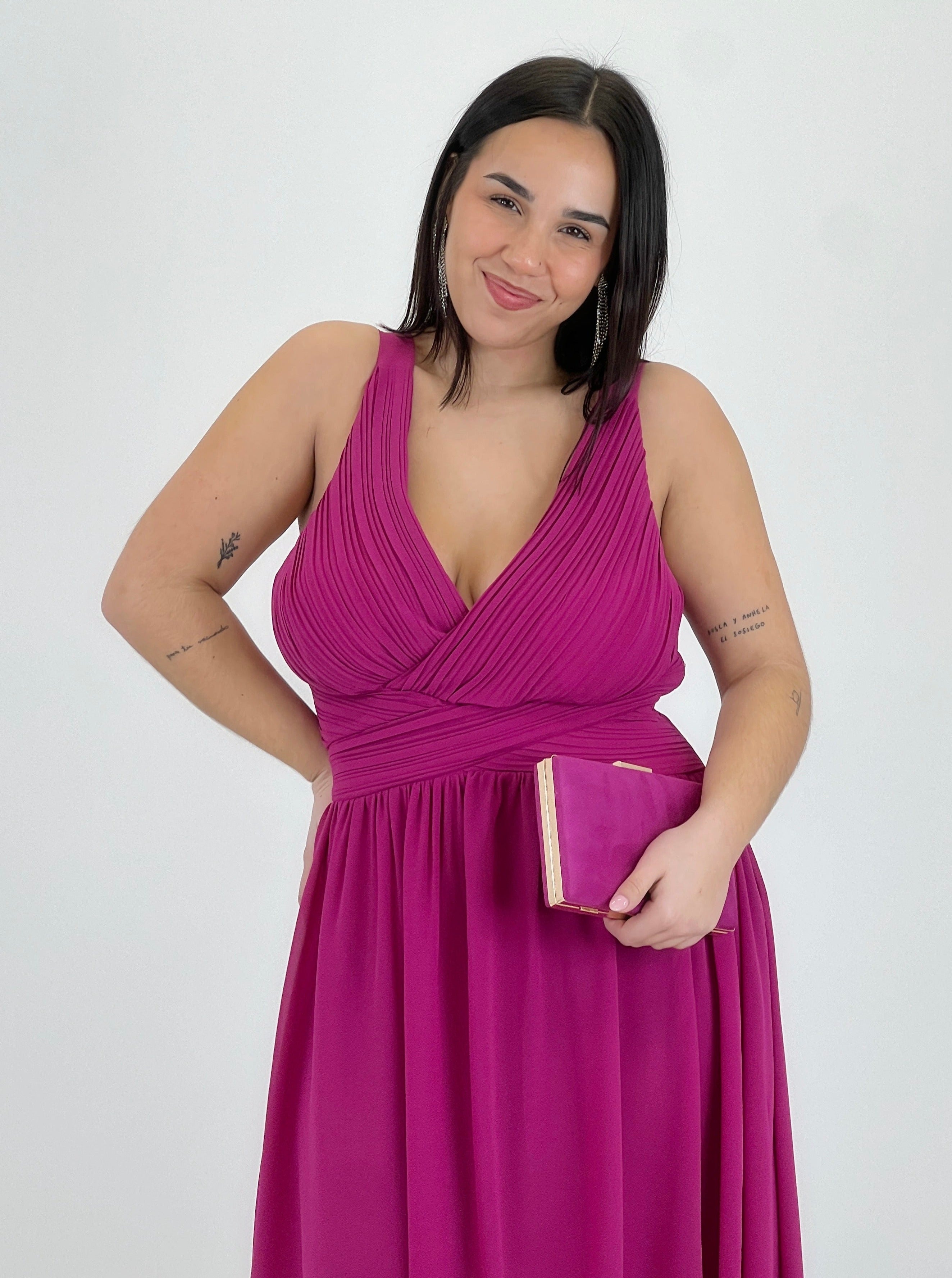 Vestido Elvia drapeado corto - Zebra&Maduixa®
