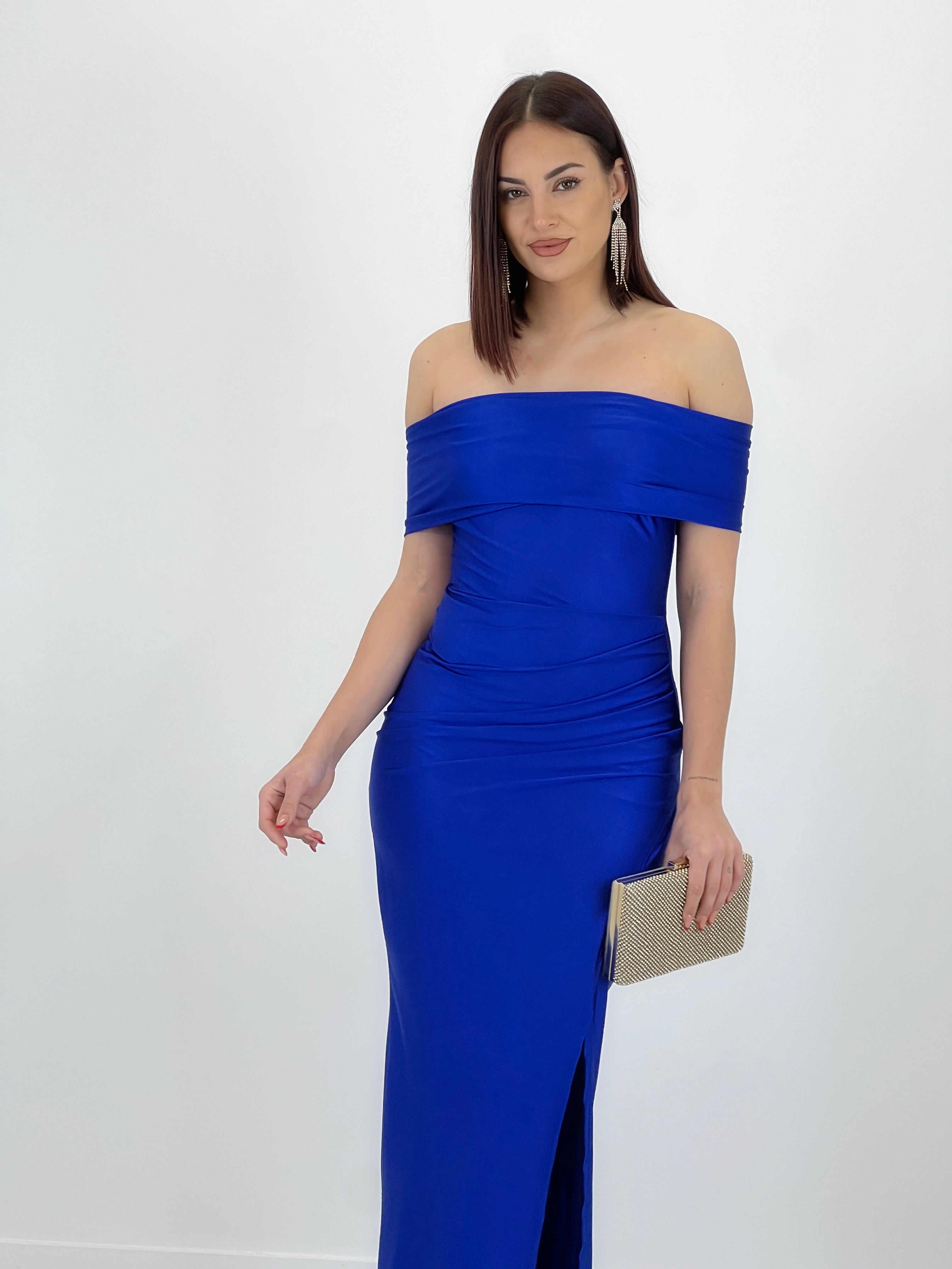 Vestido cuello barco raso Cindy - Zebra&Maduixa®