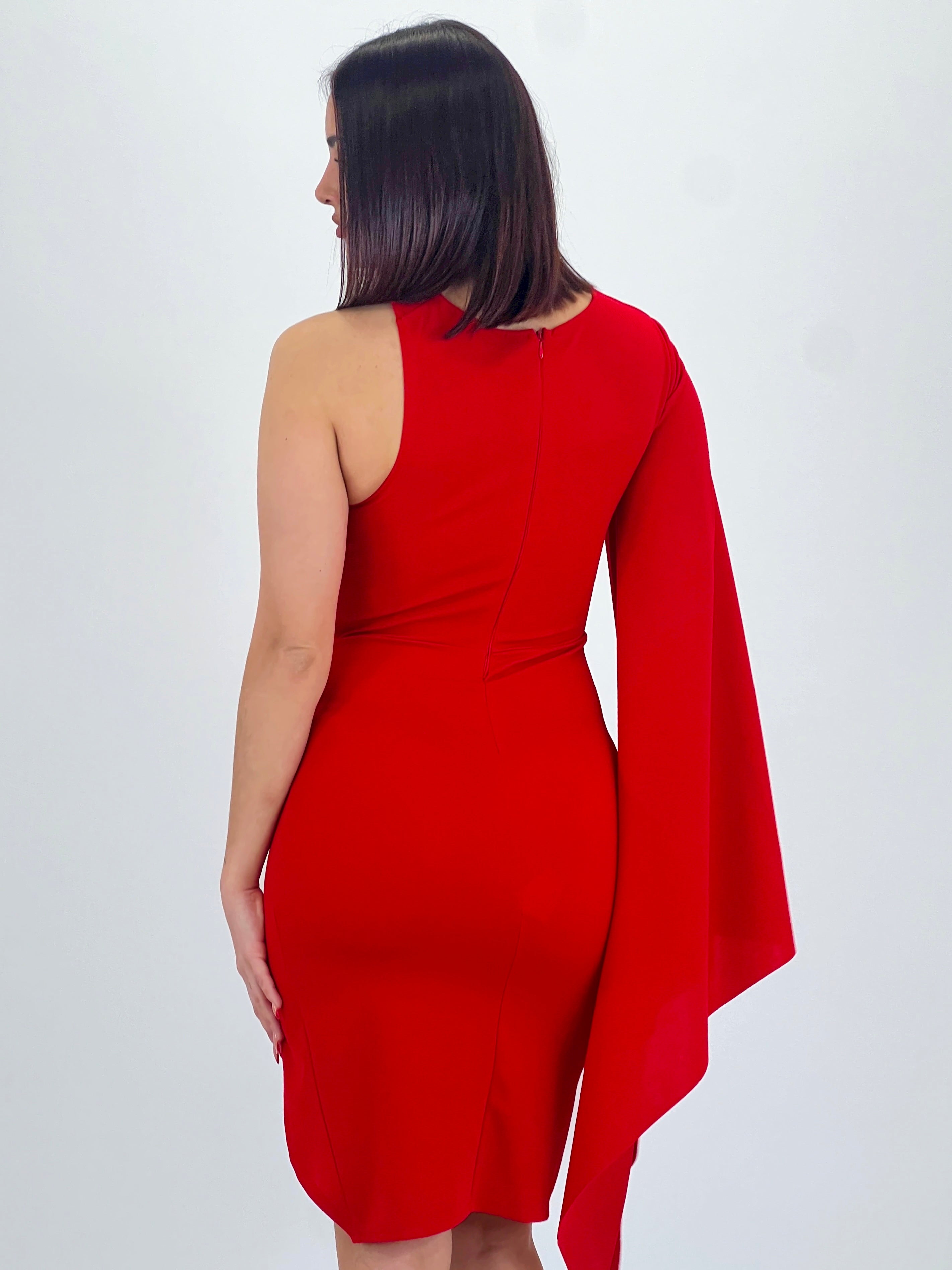 Vestido manga capa Dunia