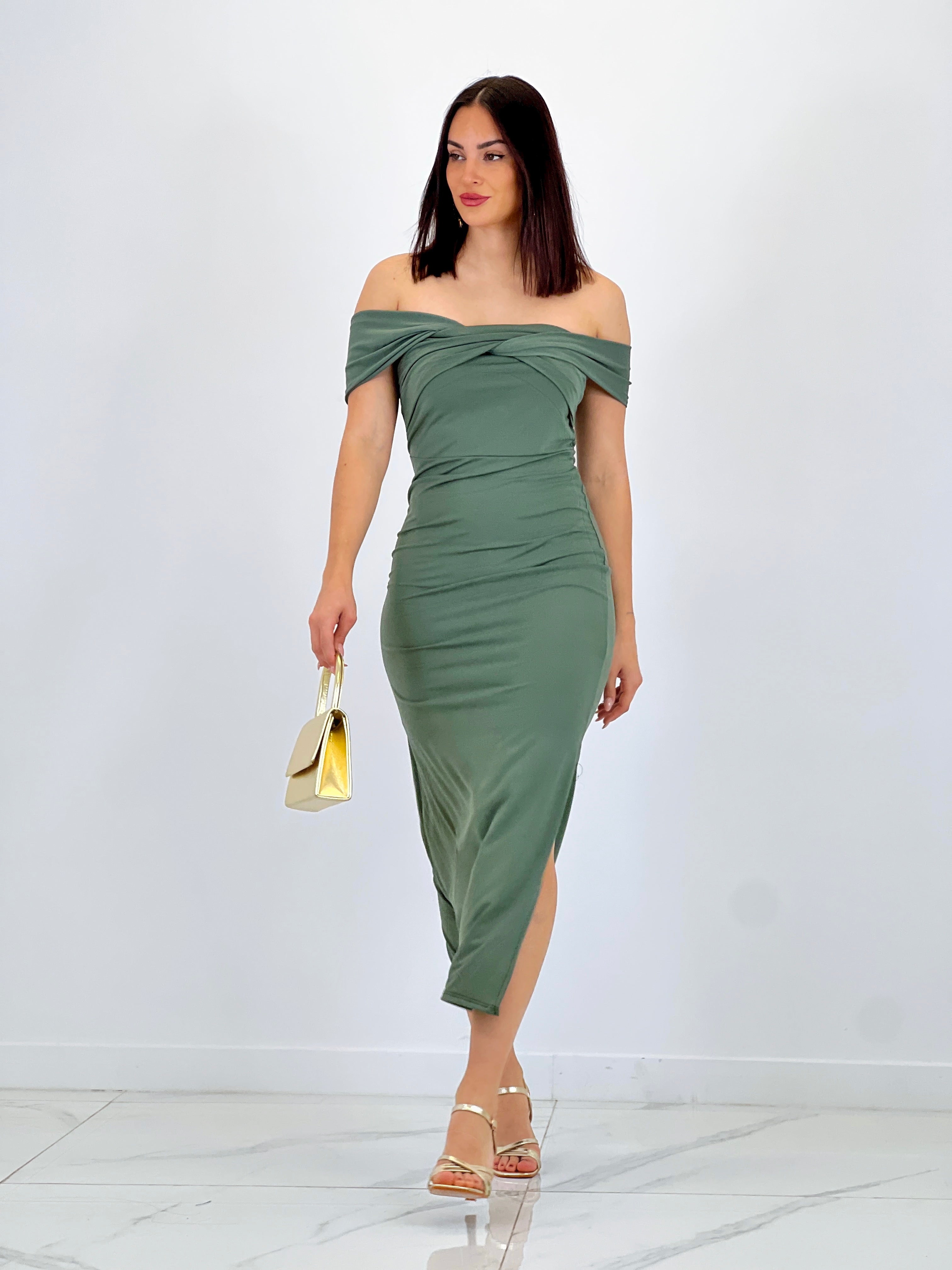 Vestido midi cruzado Belinda - Zebra&Maduixa®