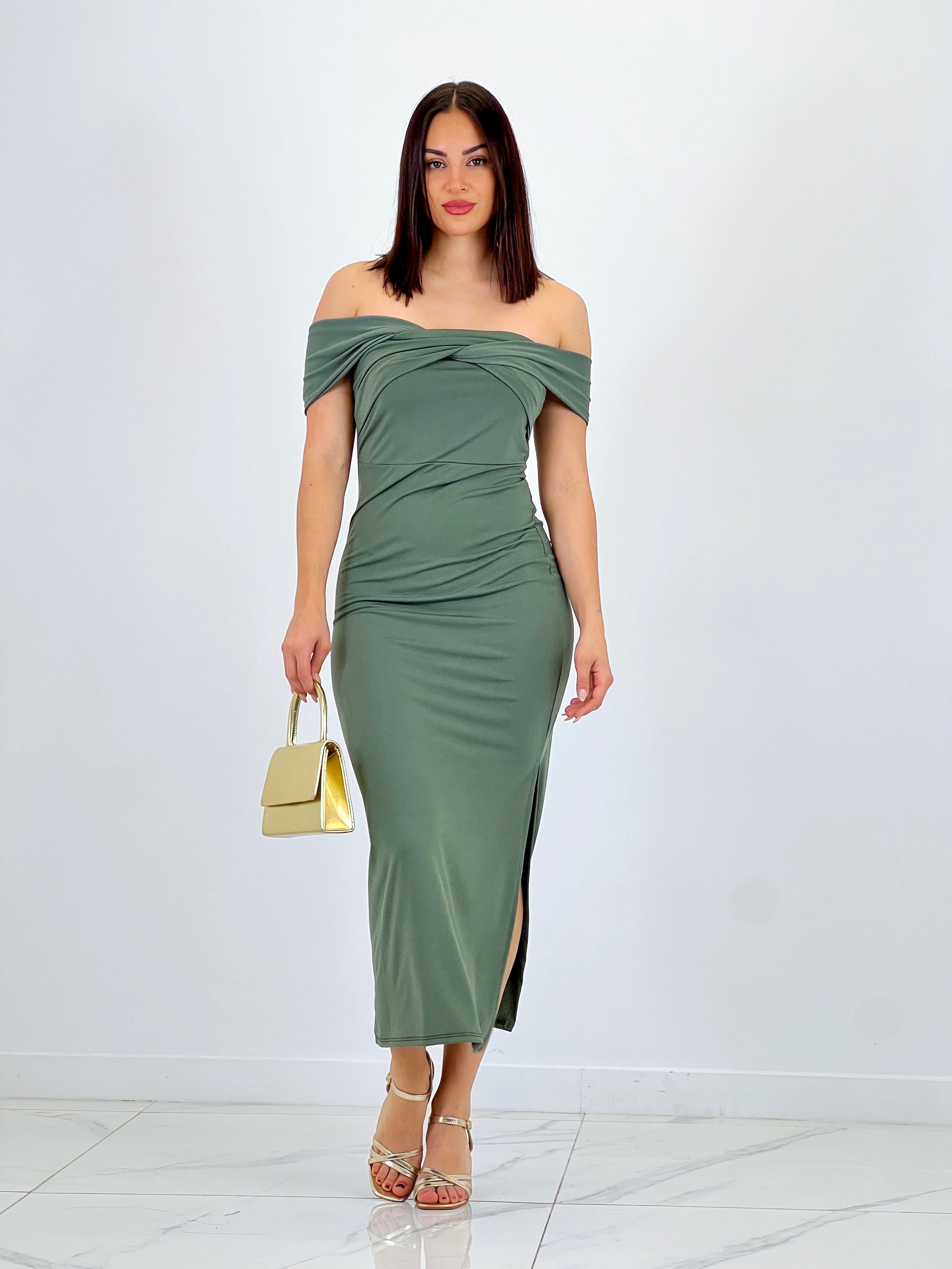 Vestido midi cruzado Belinda - Zebra&Maduixa®