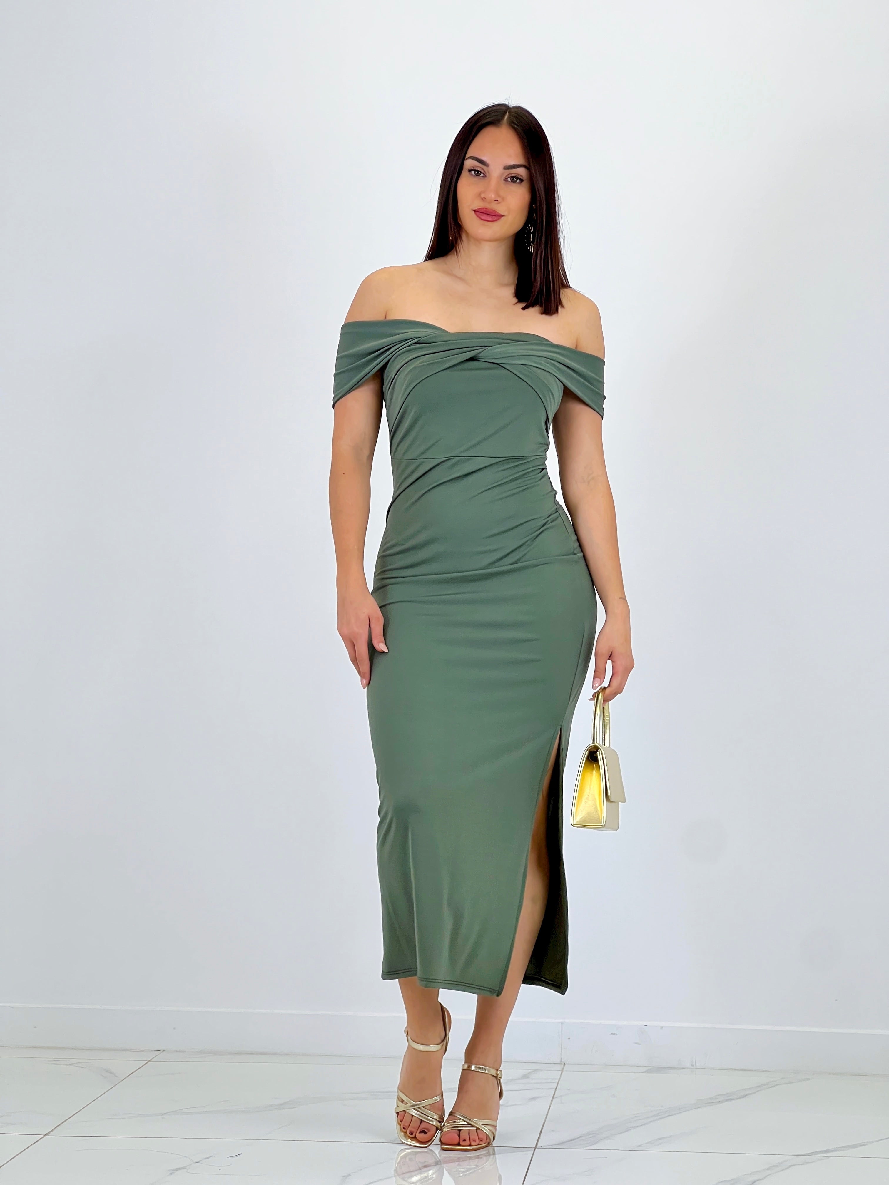 Vestido midi cruzado Belinda - Zebra&Maduixa®