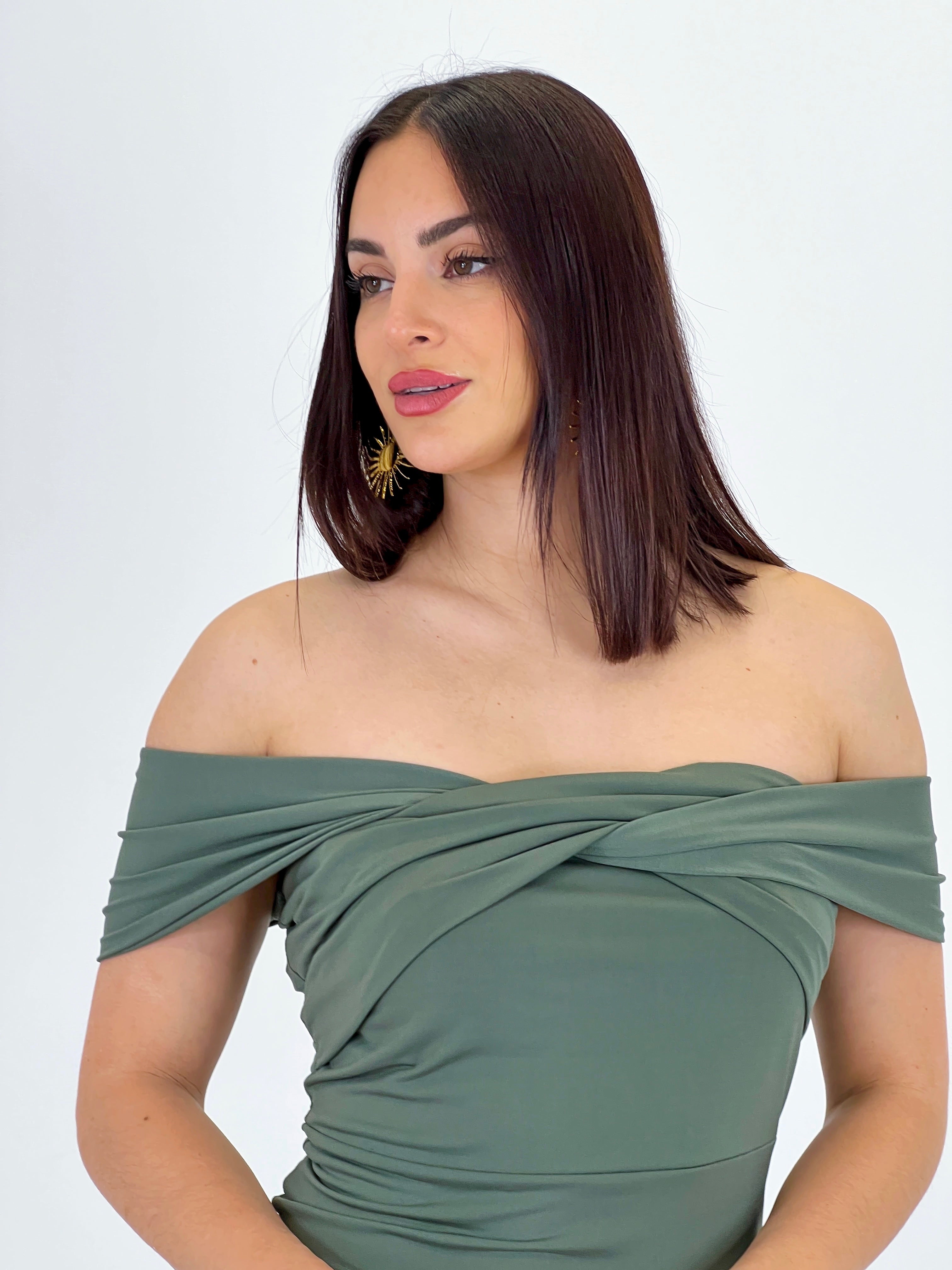 Vestido midi cruzado Belinda - Zebra&Maduixa®