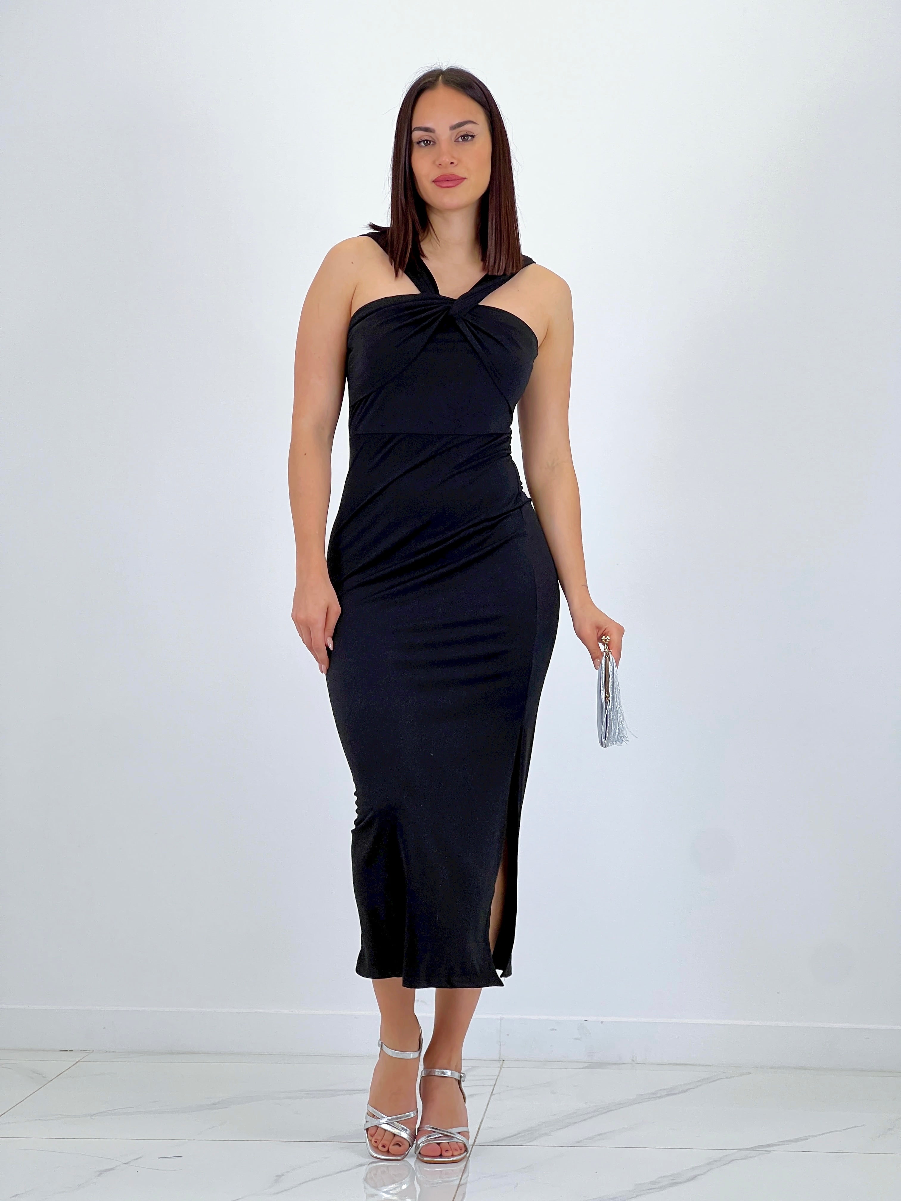 Vestido midi cruzado Belinda - Zebra&Maduixa®