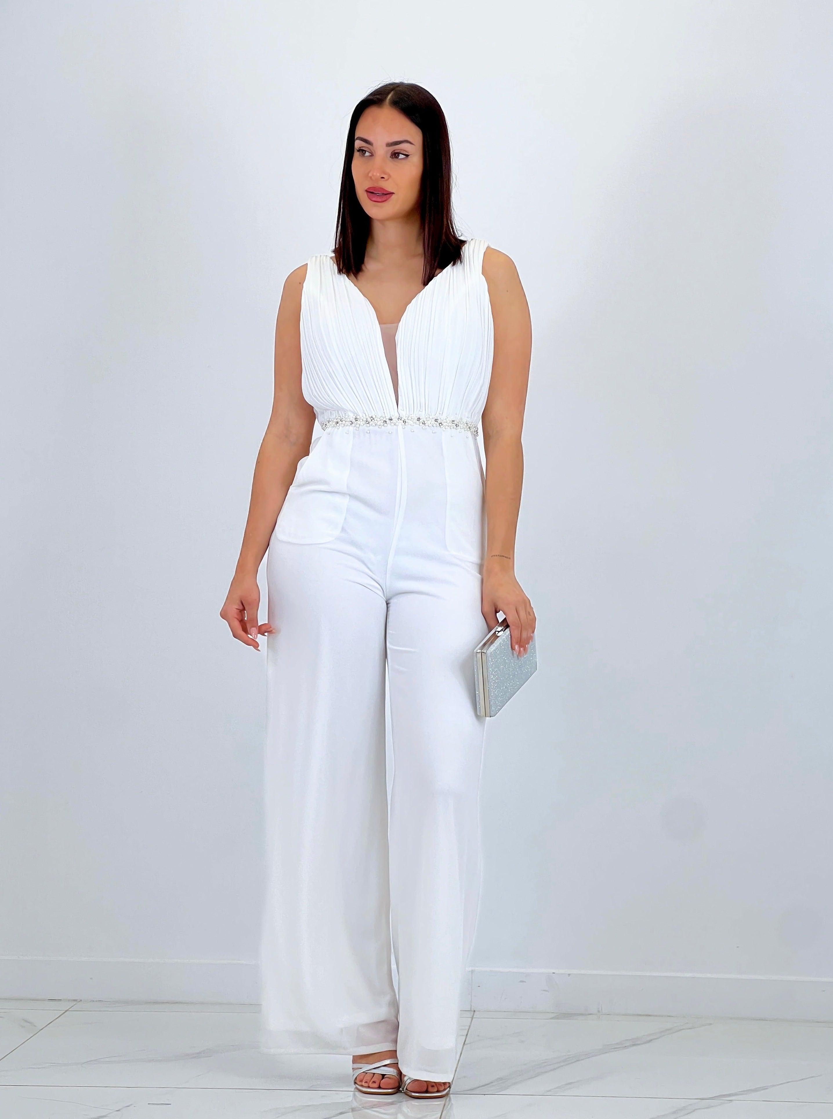 Mono perles Ivette Blanc