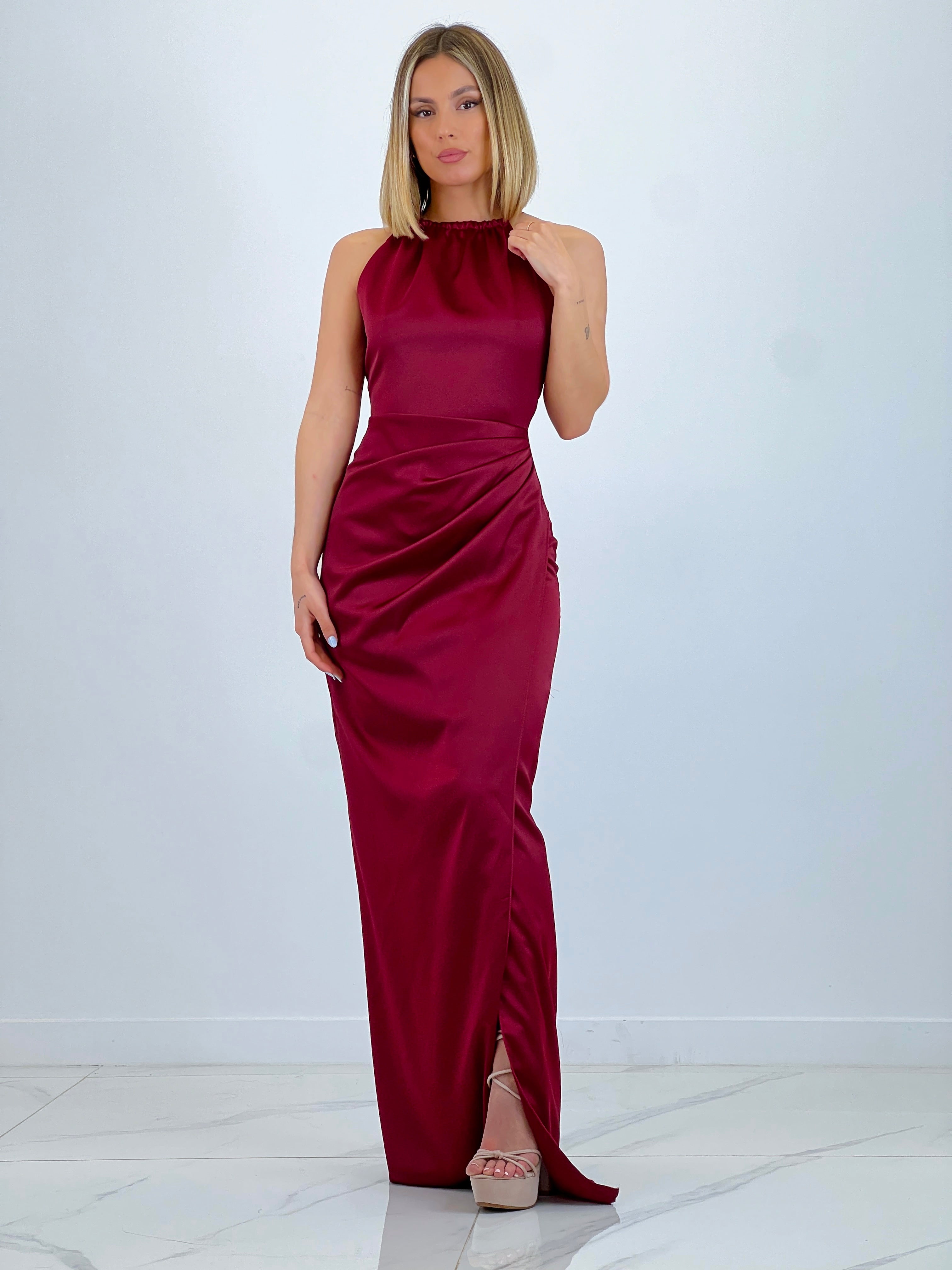 Vestido raso halter Gala - Zebra&Maduixa®