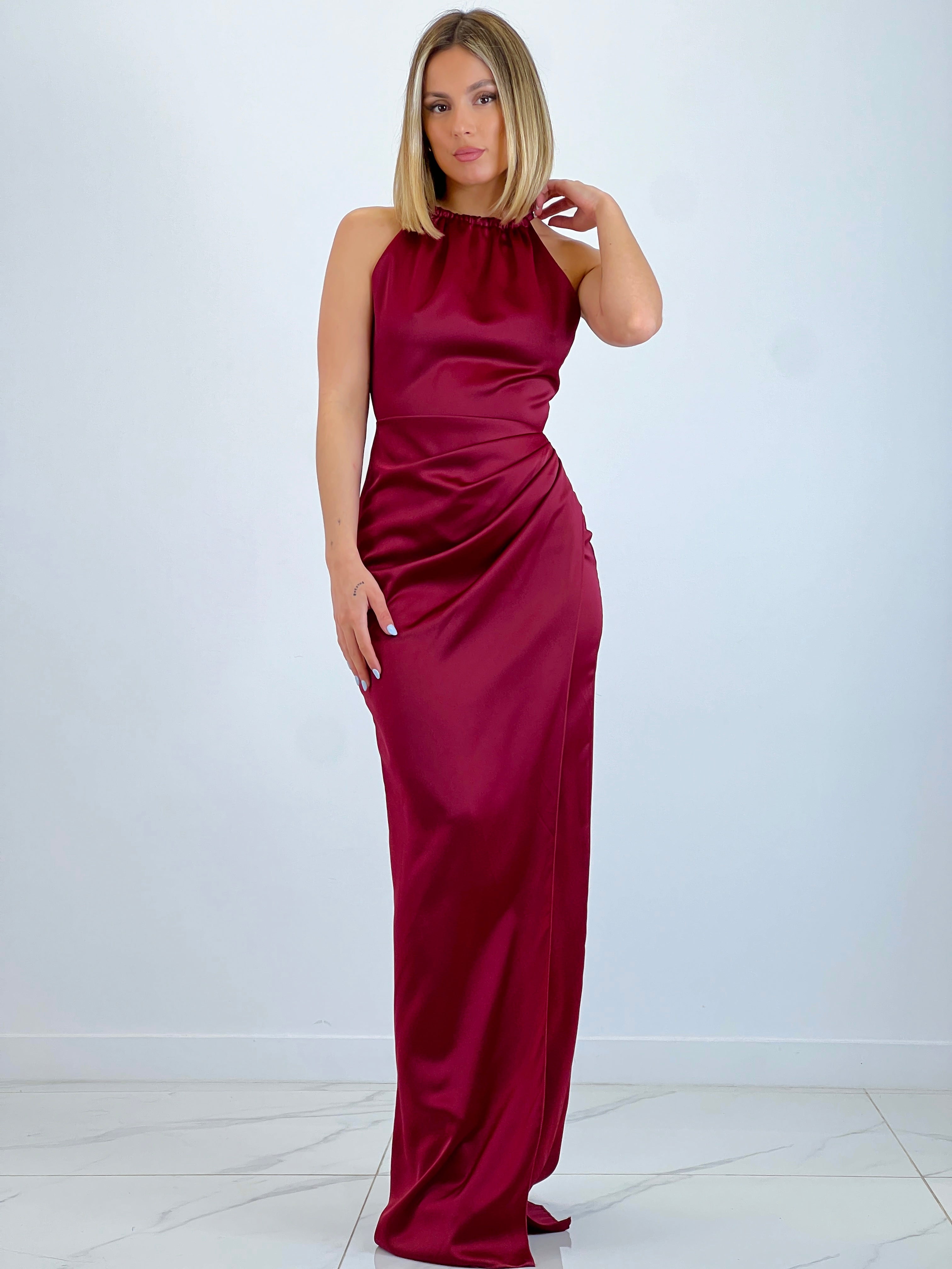 Vestido raso halter Gala - Zebra&Maduixa®