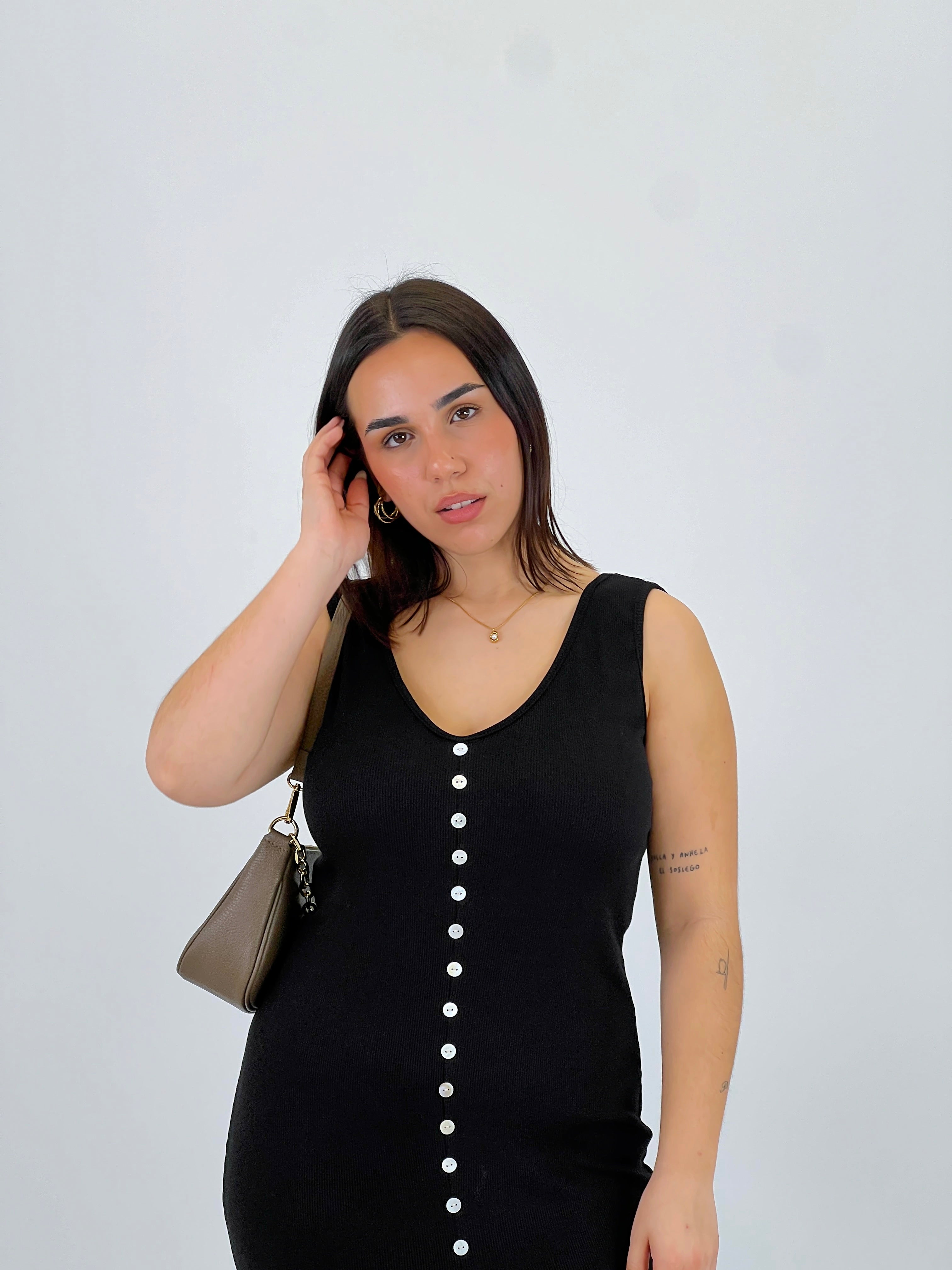 Vestido canalé botones - Zebra&Maduixa®