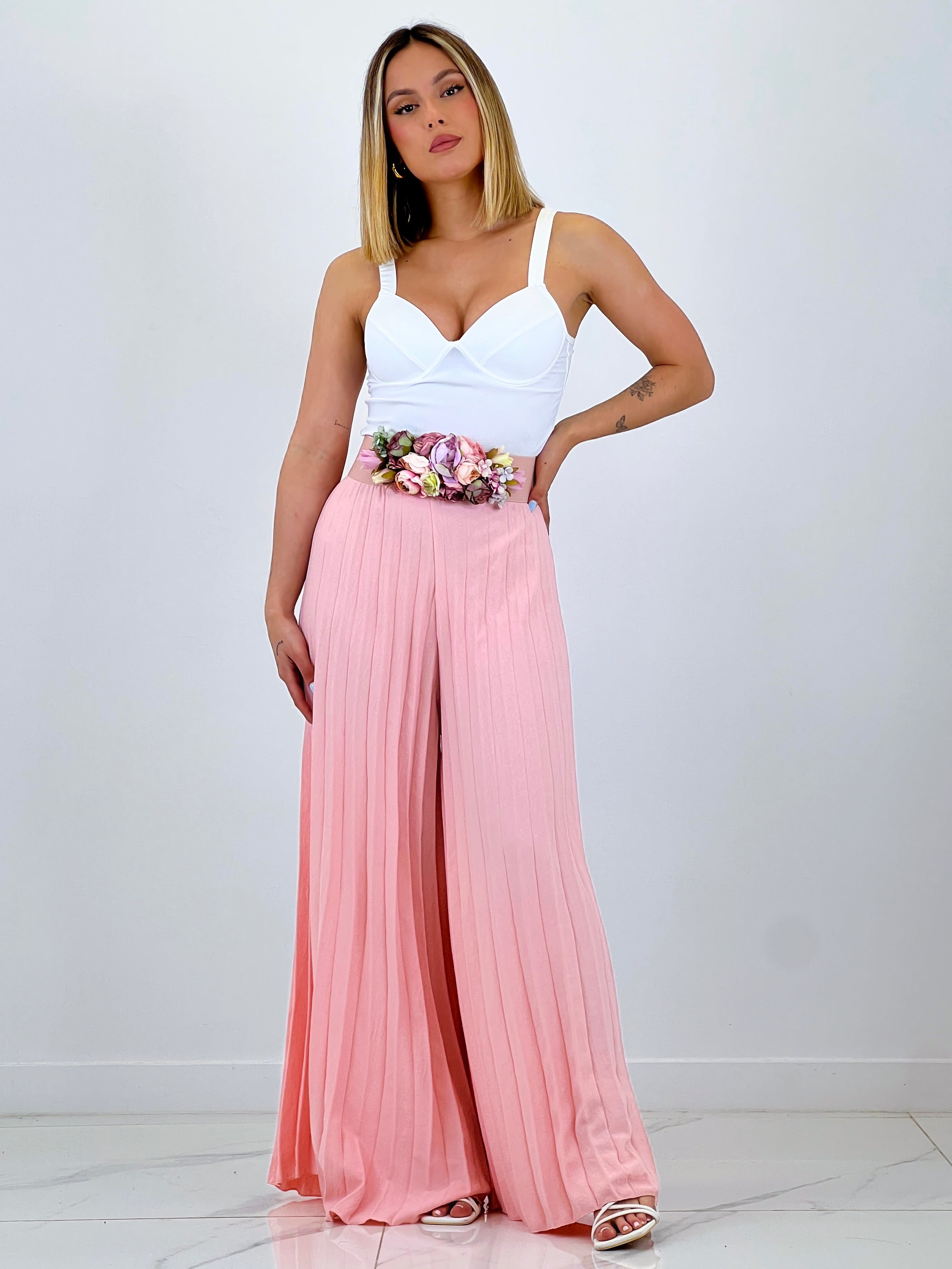 Pantalón plisado gasa Abril - Zebra&Maduixa®