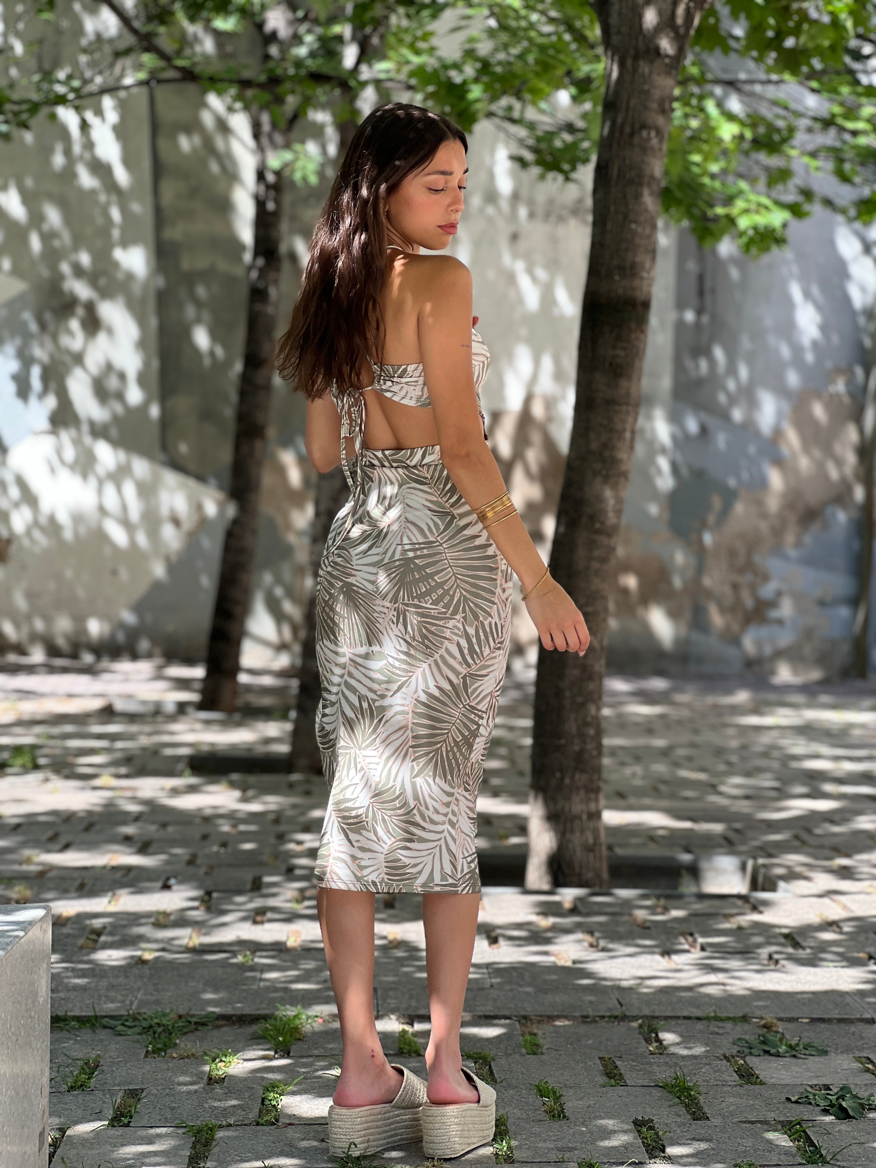 Vestido lace up estampado - Zebra&Maduixa®