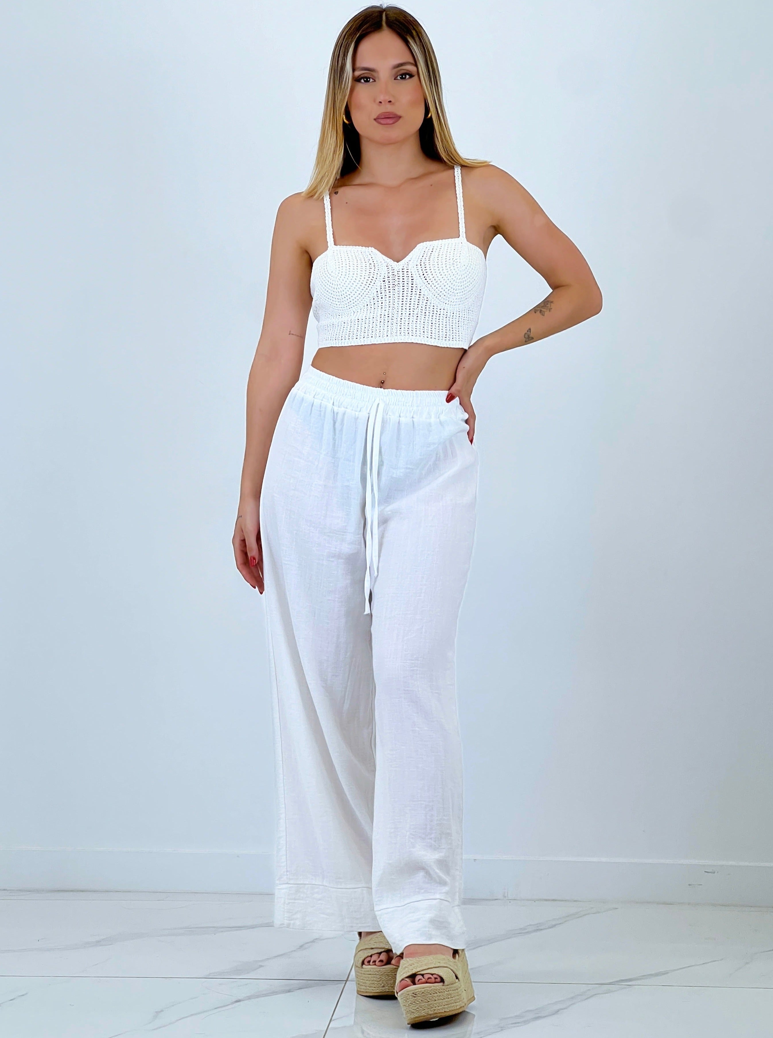 Pantalón palazzo hilo - Zebra&Maduixa®