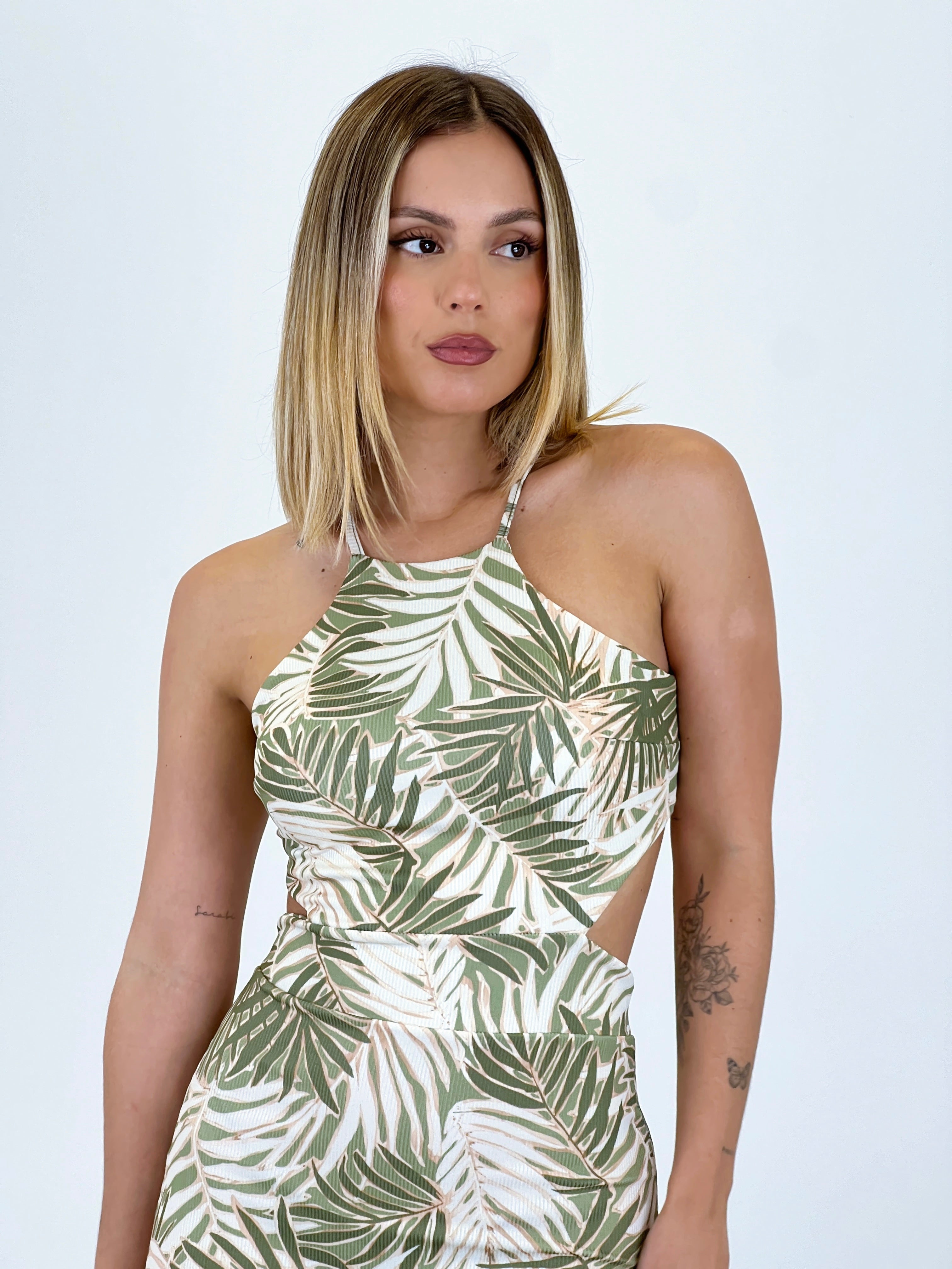 Vestido lace up estampado - Zebra&Maduixa®