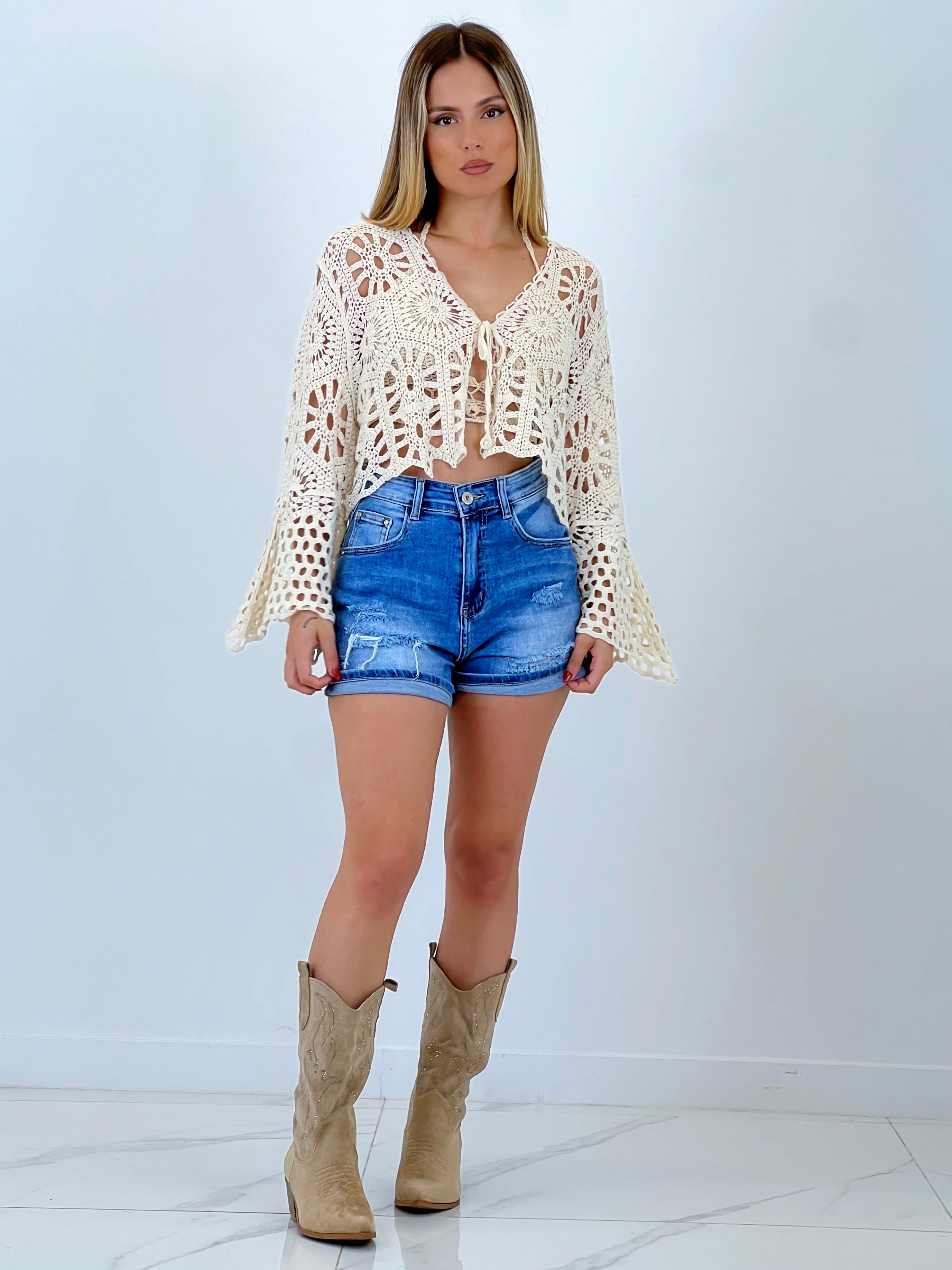 Short denim desgastado - Zebra&Maduixa®