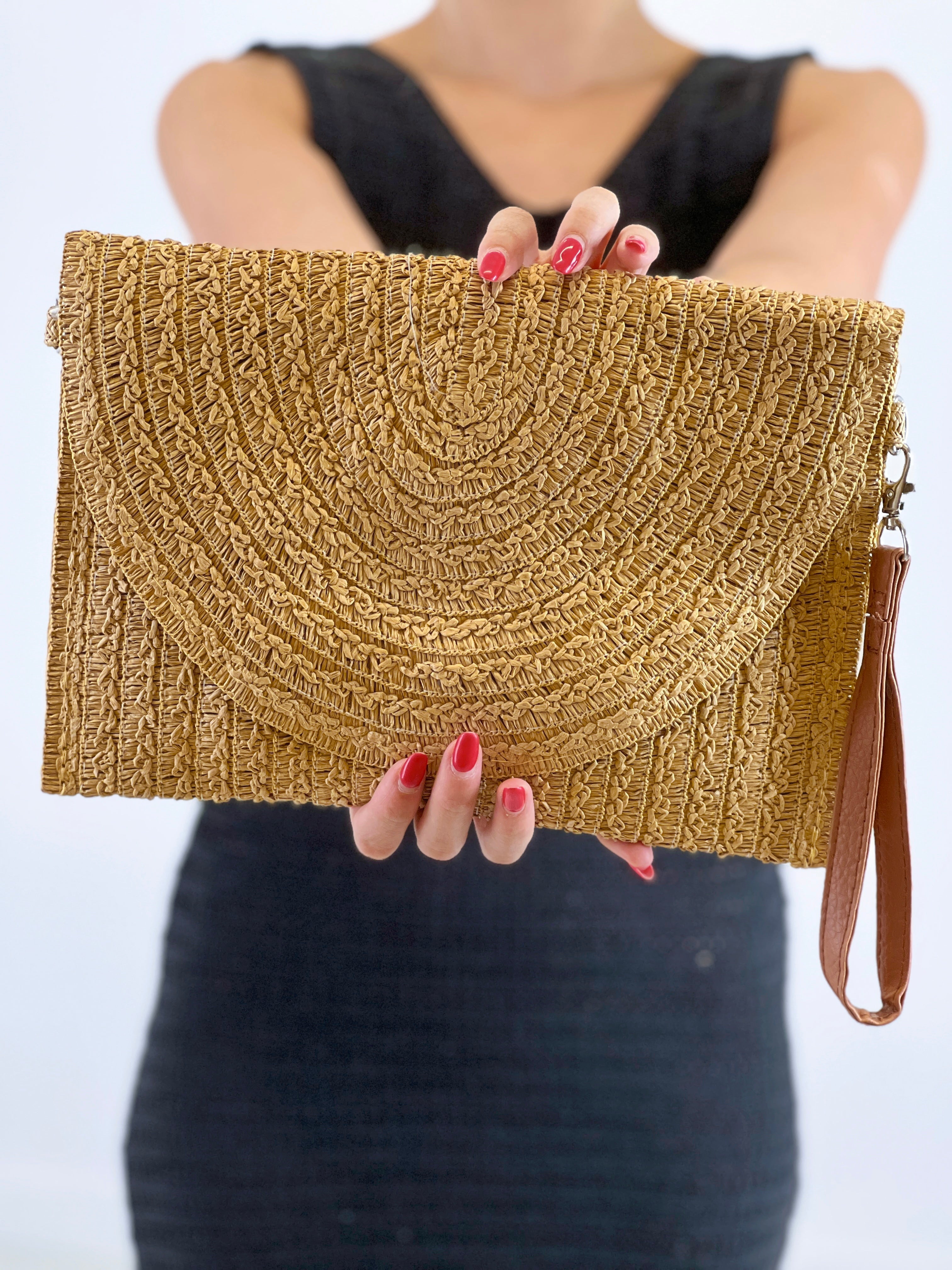 Bolso de mano rafia Filipinas - Zebra&Maduixa®