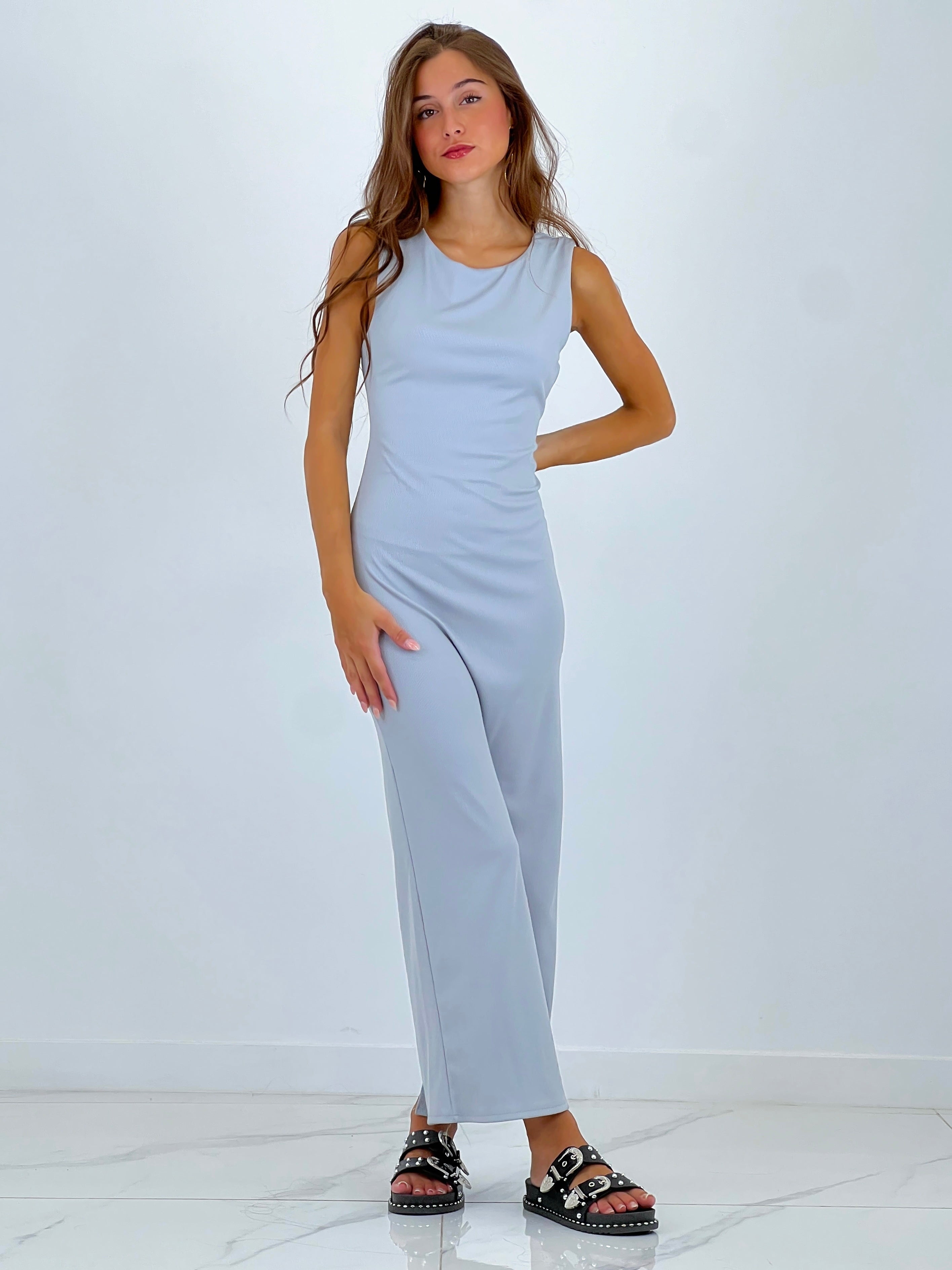 Vestido canalé espalda fruncida - Zebra&Maduixa®