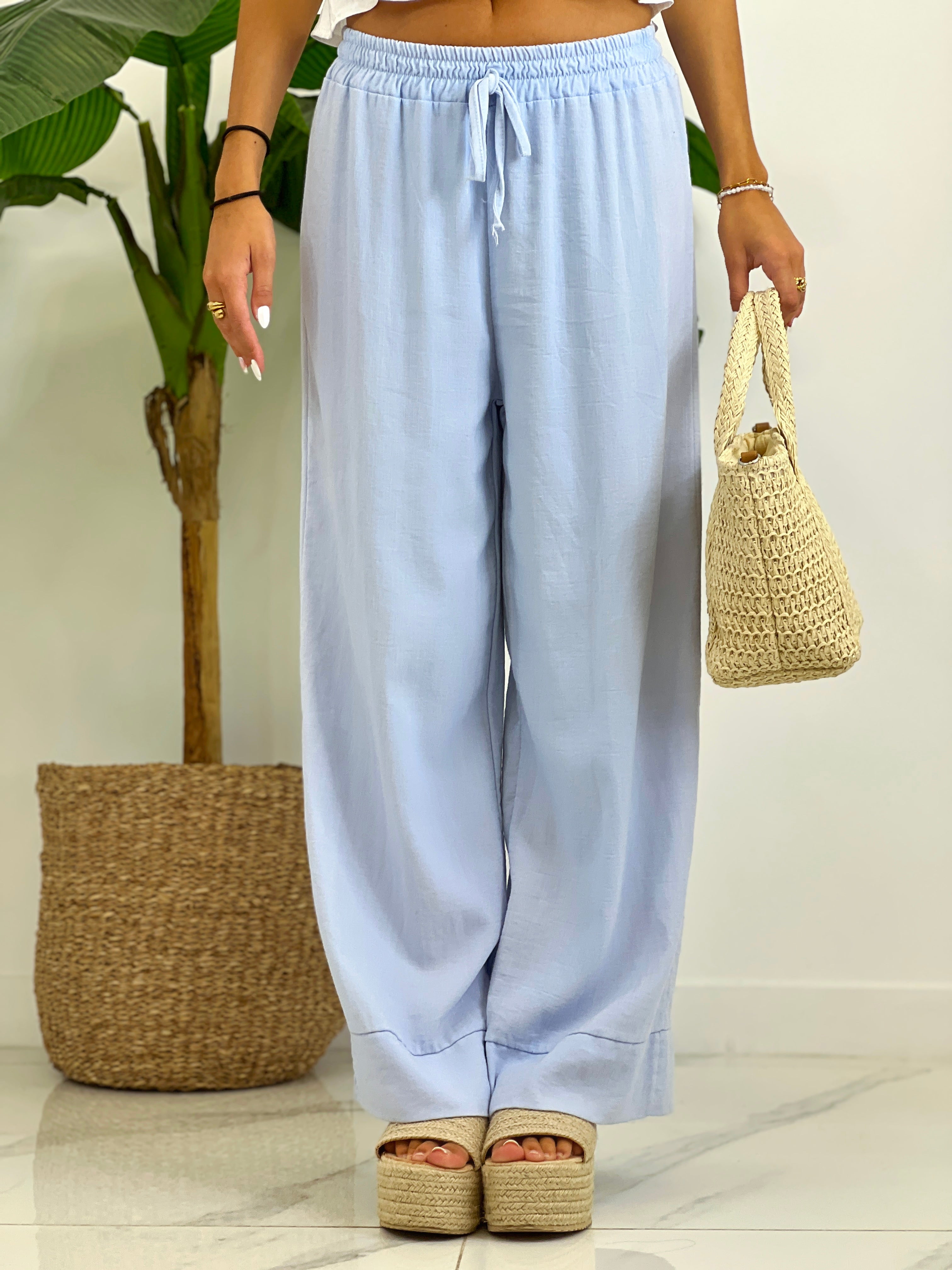 Pantalón palazzo hilo - Zebra&Maduixa®