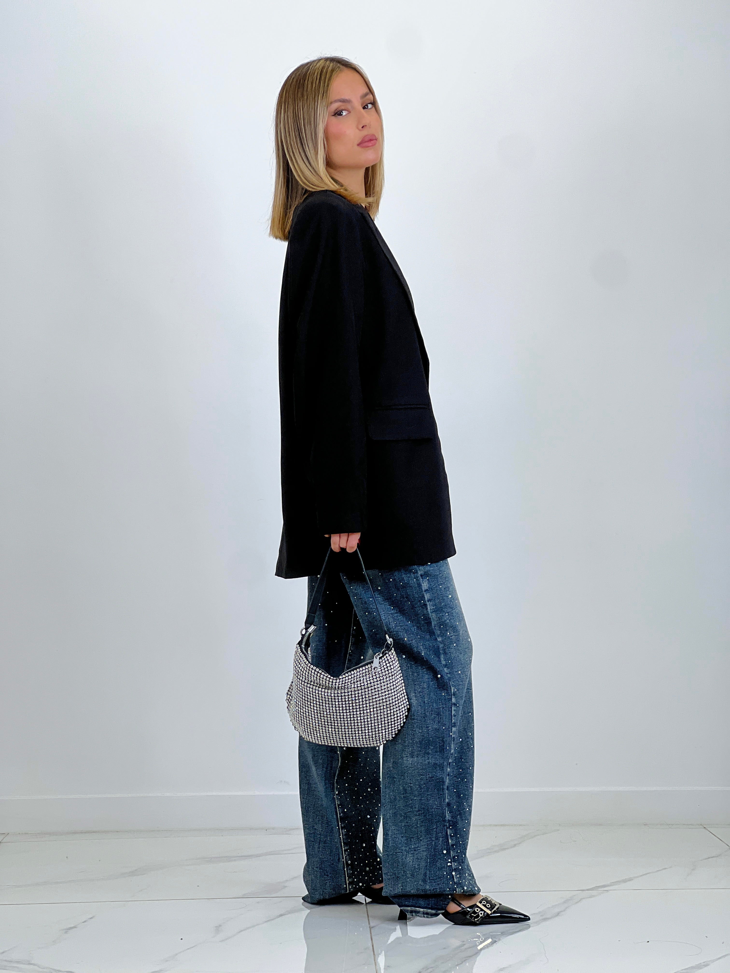 Bolso de hombro brillo