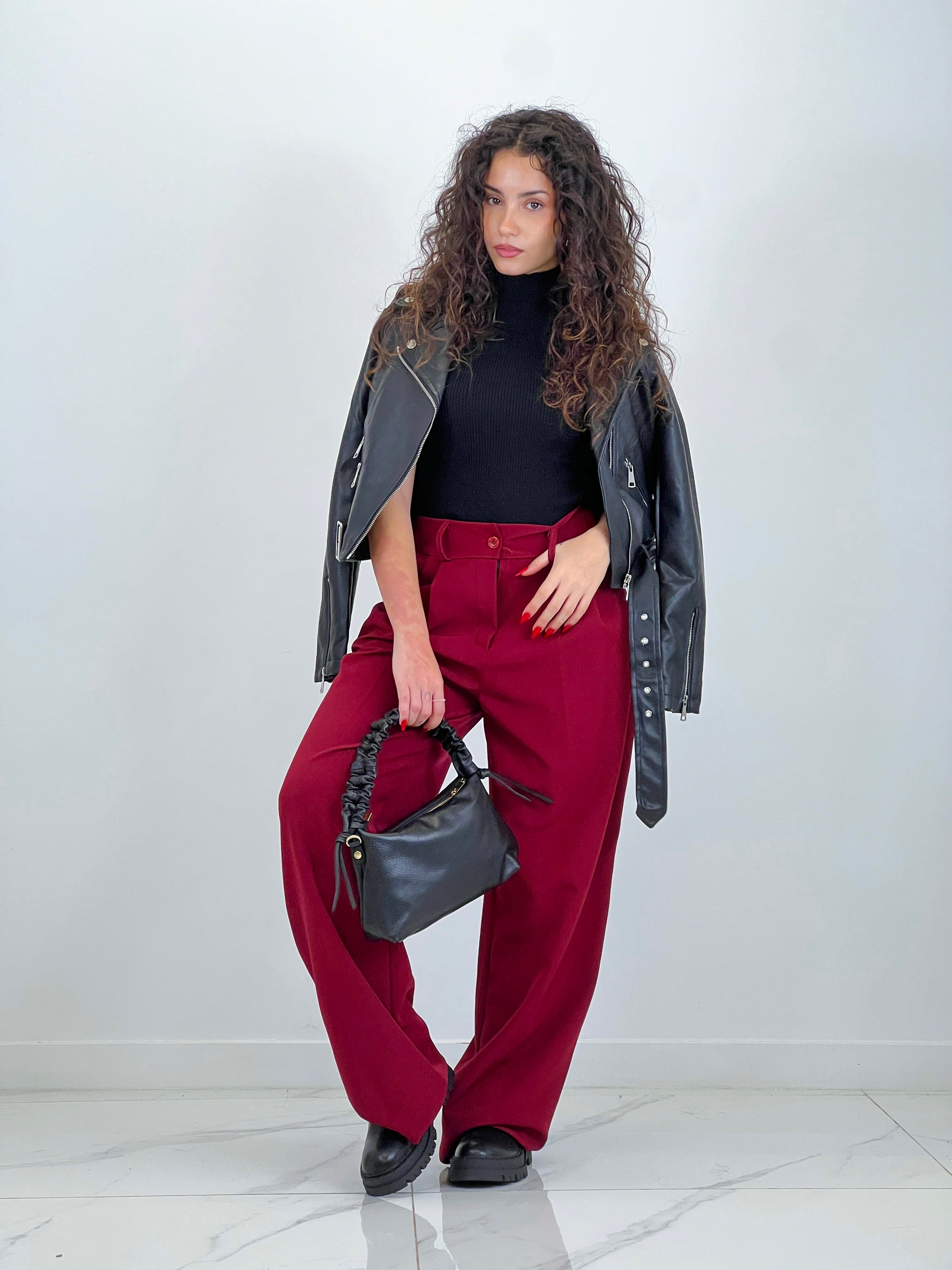 Pantalón pinzas wide leg - Zebra&Maduixa®